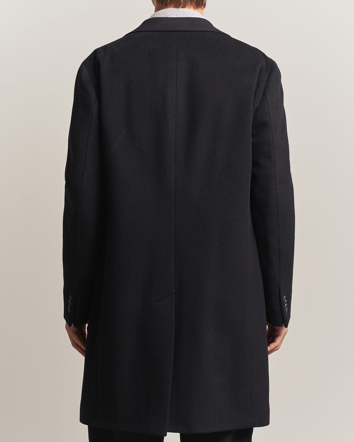 Mies | Takit | Oscar Jacobson | Sergio Wool Coat Black