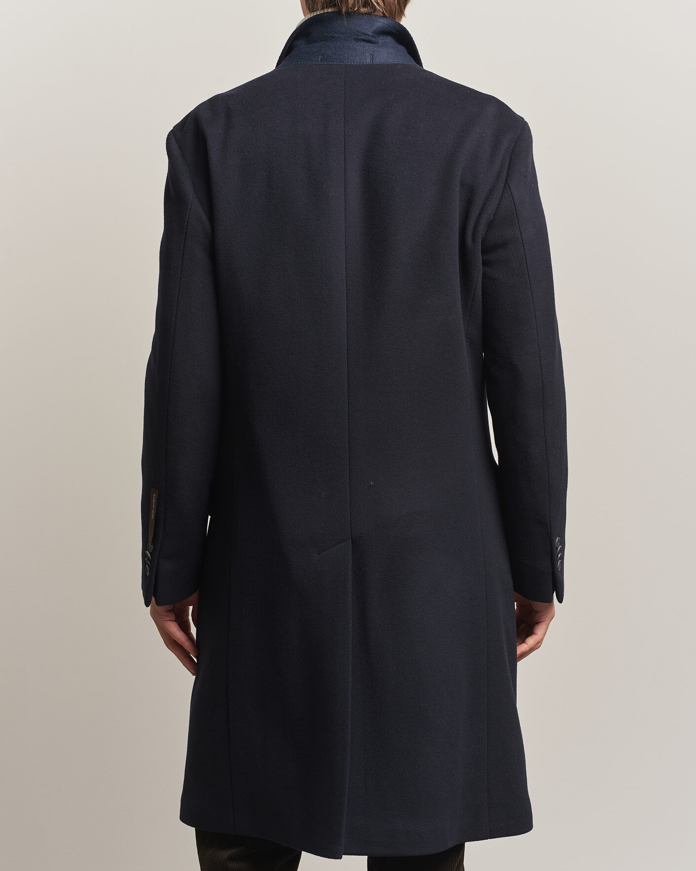Mies | Takit | Oscar Jacobson | Sicily Double Breasted Wool Coat Navy