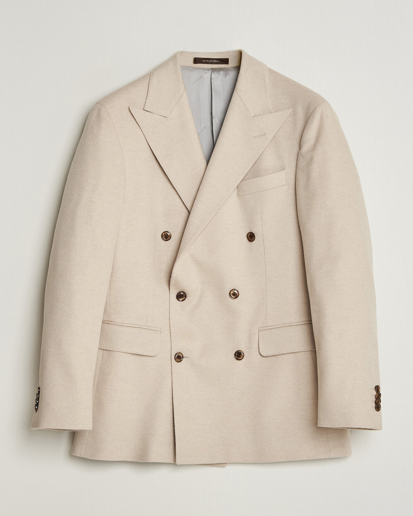 Mies | Pikkutakit | Oscar Jacobson | Richard Wool/Cashmere DB Blazer Creme