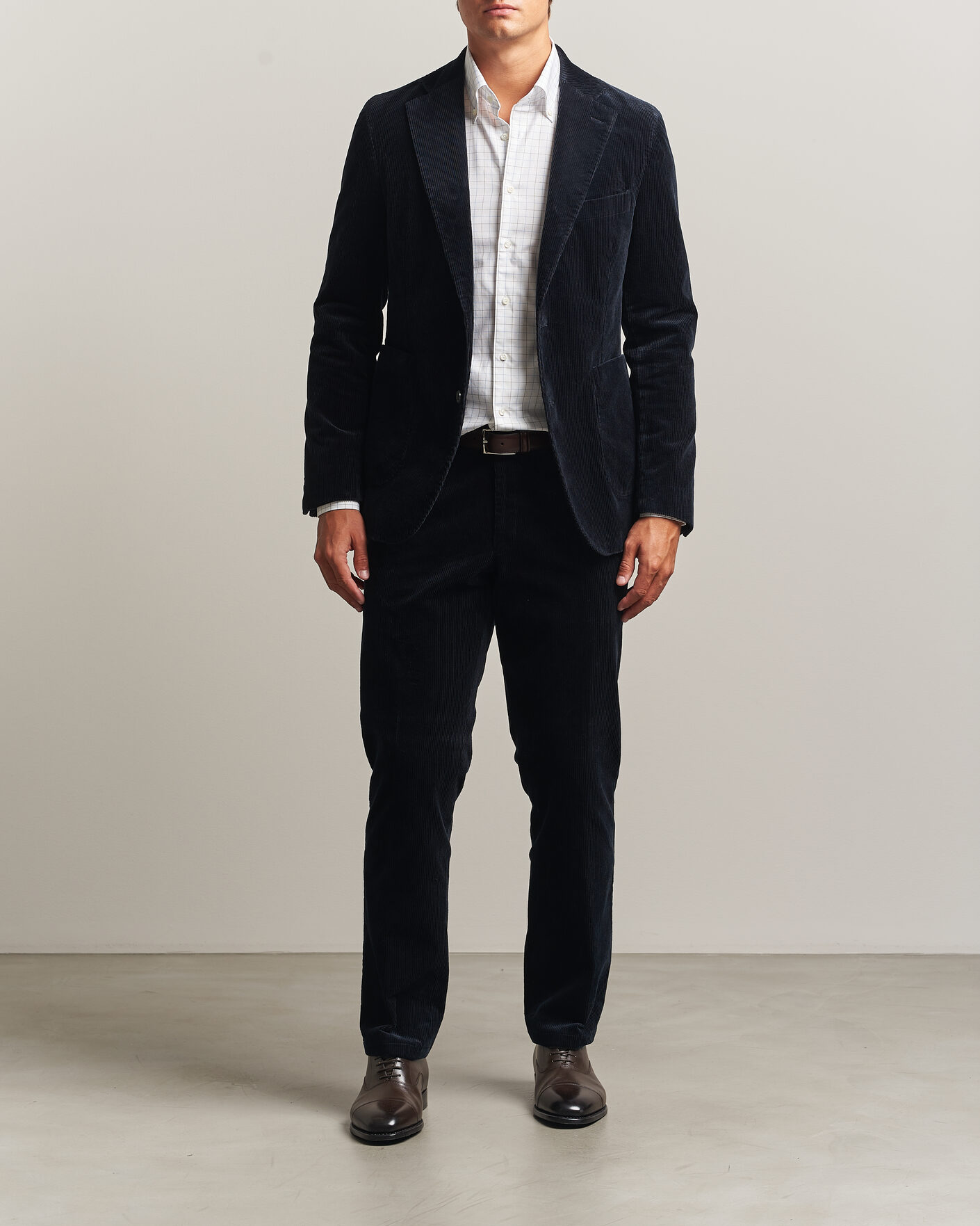Mies | Pikkutakit | Oscar Jacobson | Fogerty Patch Pocket Cord Blazer Navy