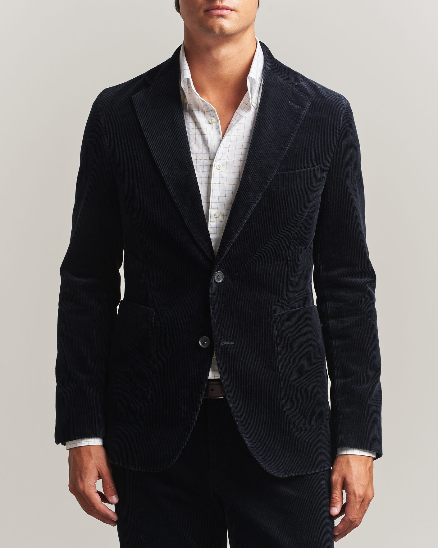 Mies | Pikkutakit | Oscar Jacobson | Fogerty Patch Pocket Cord Blazer Navy