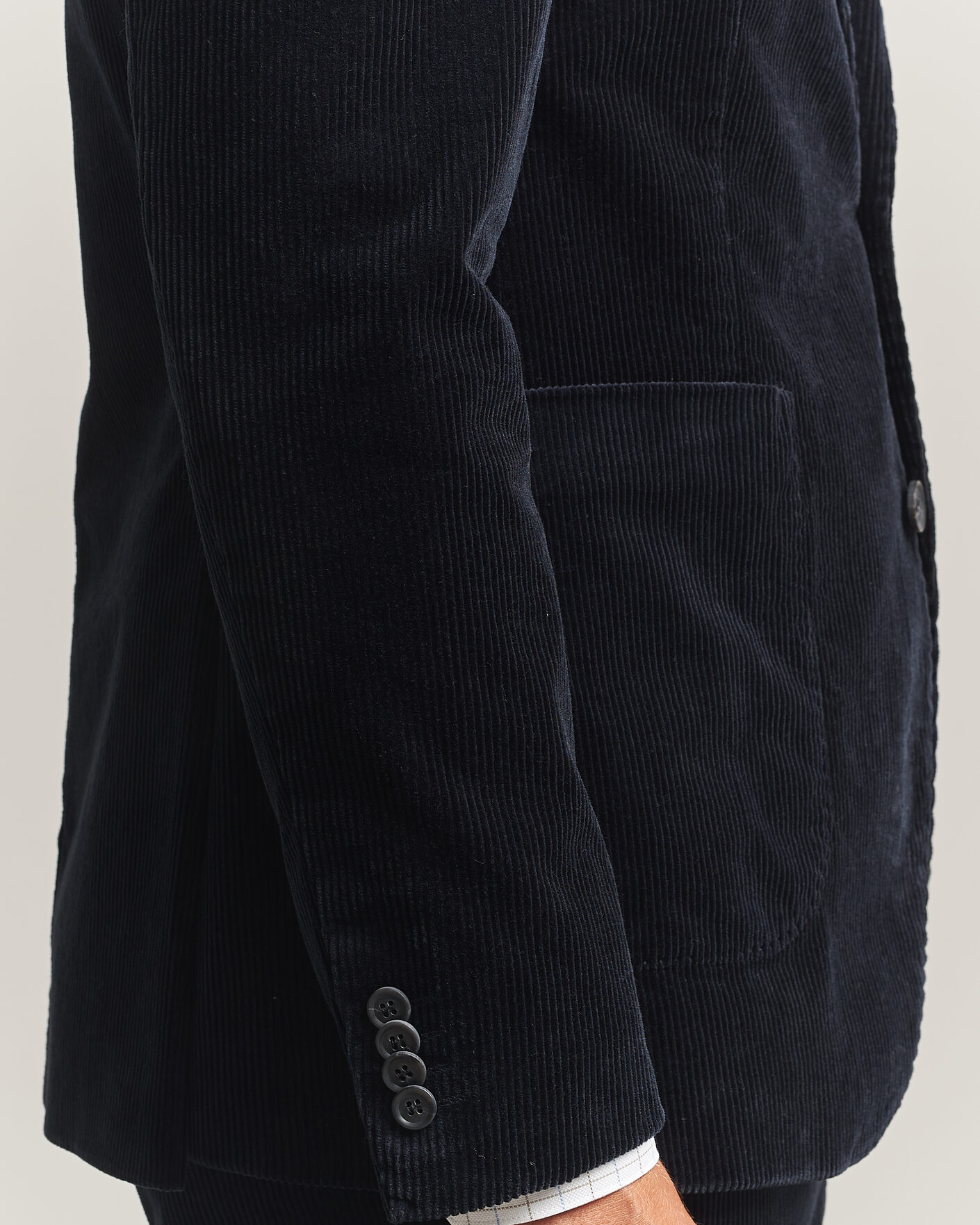 Mies | Pikkutakit | Oscar Jacobson | Fogerty Patch Pocket Cord Blazer Navy
