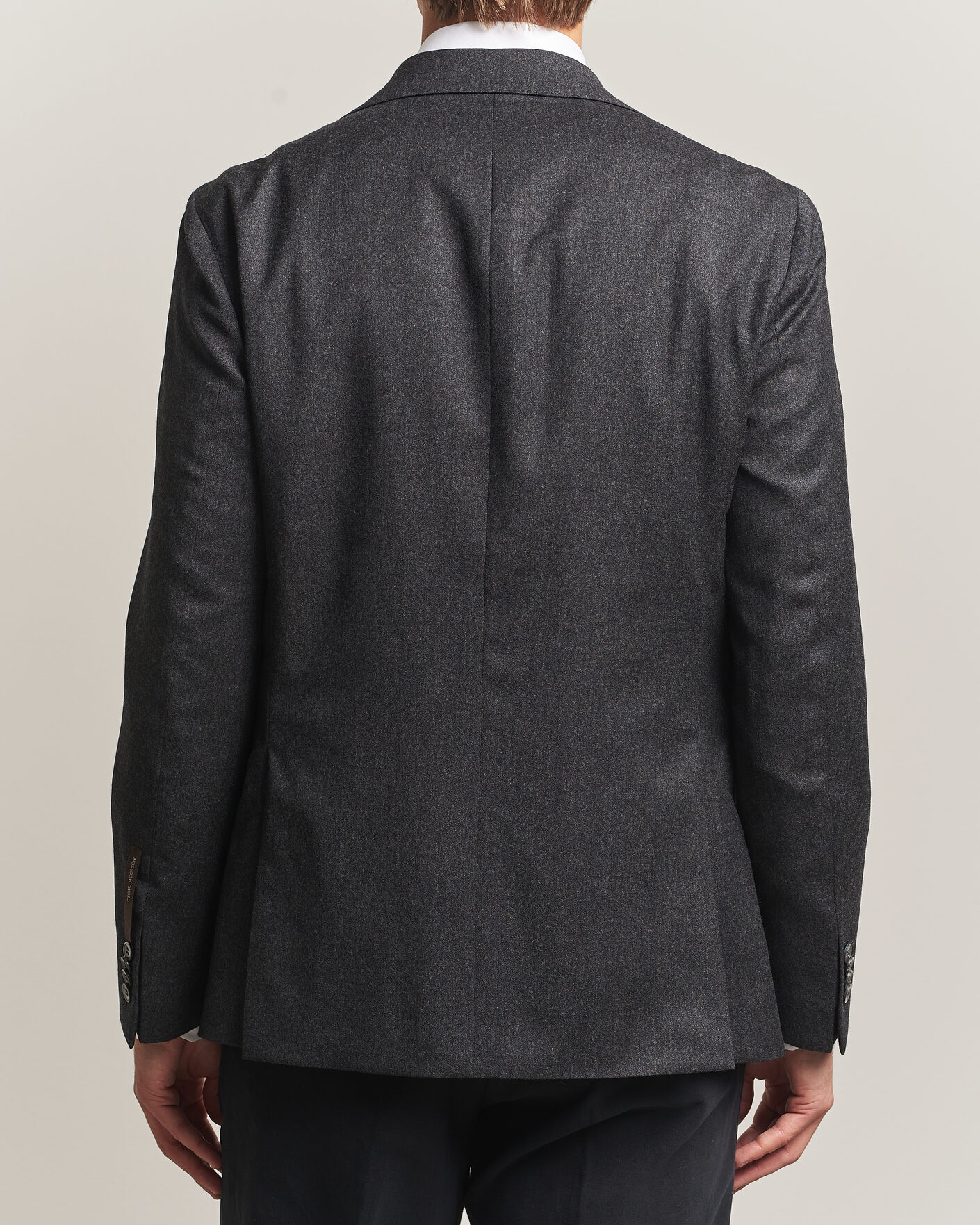 Mies | Pikkutakit | Oscar Jacobson | Fogerty Wool Flannel Blazer Charcoal