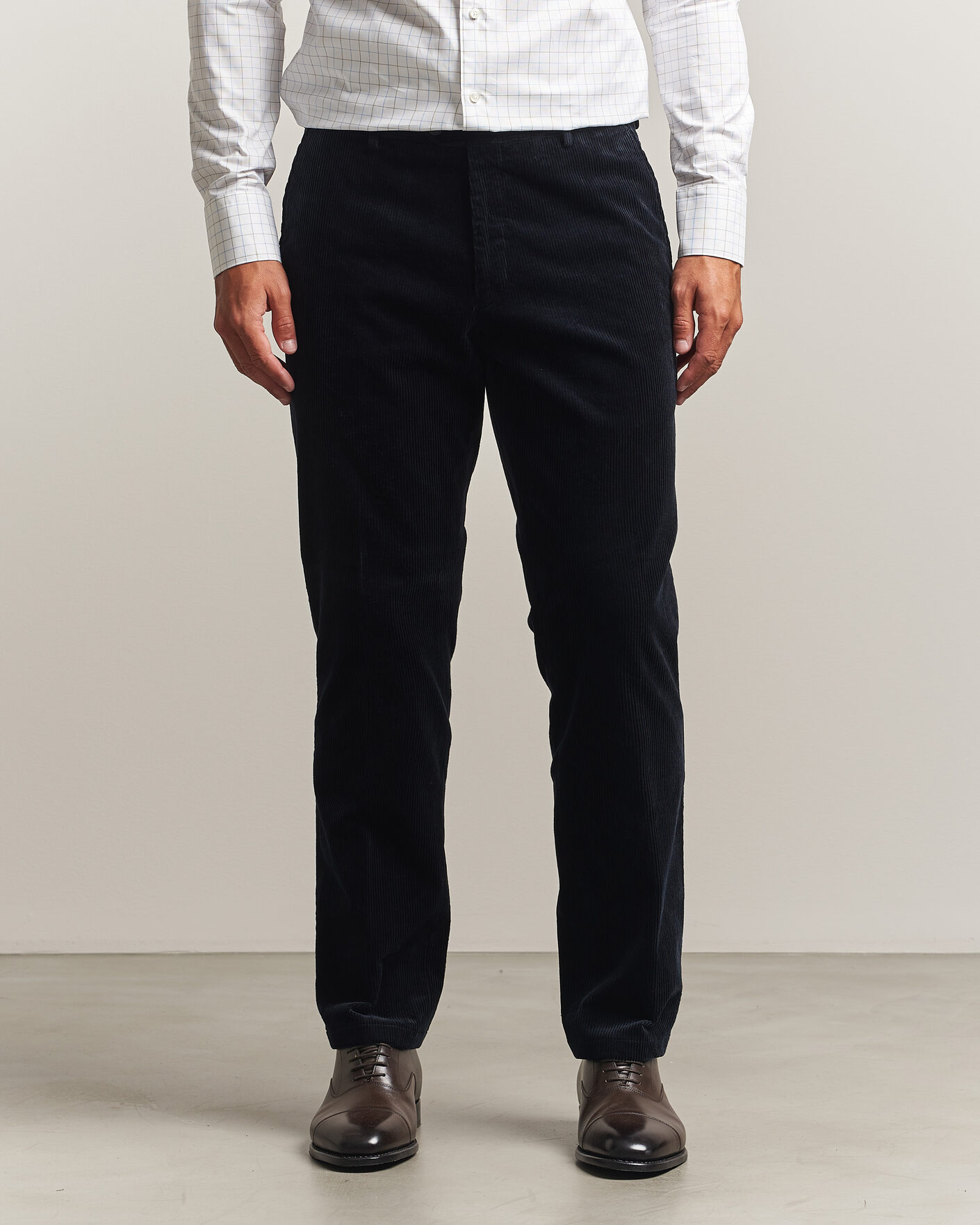 Mies | Housut | Oscar Jacobson | Dandy Corduroy Trousers Navy