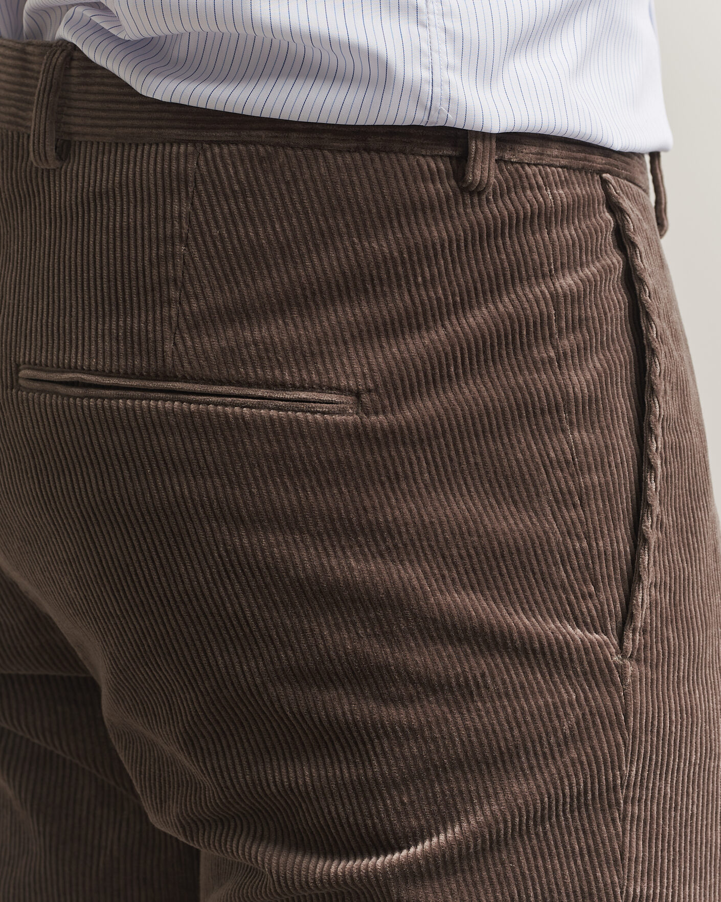 Mies | Housut | Oscar Jacobson | Dandy Corduroy Trousers Taupe