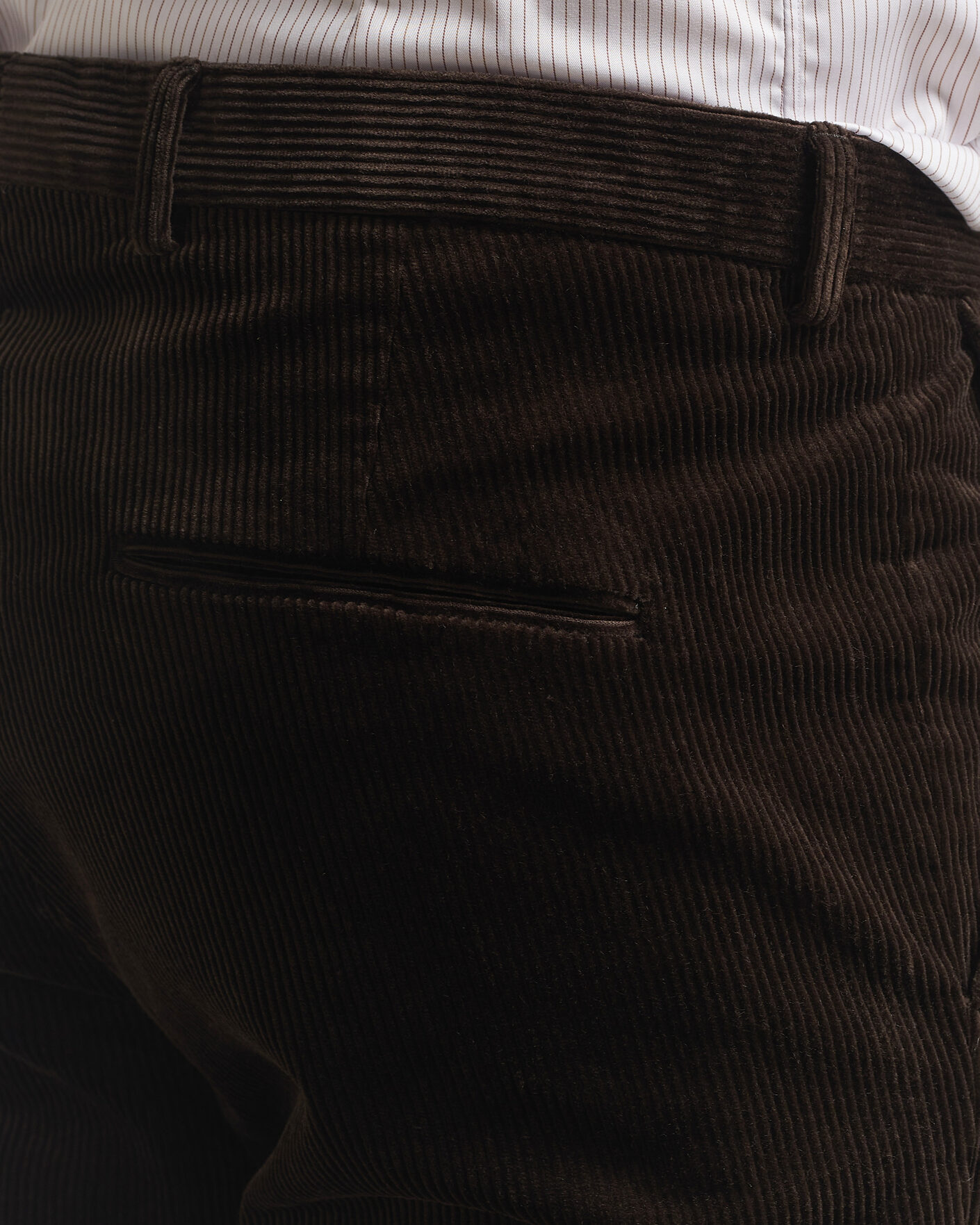 Mies | Housut | Oscar Jacobson | Dandy Corduroy Trousers Dark Brown
