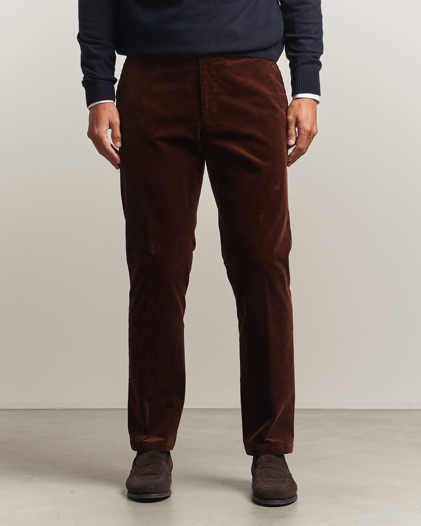 Mies | Housut | Oscar Jacobson | Dandy Corduroy Trousers Brown