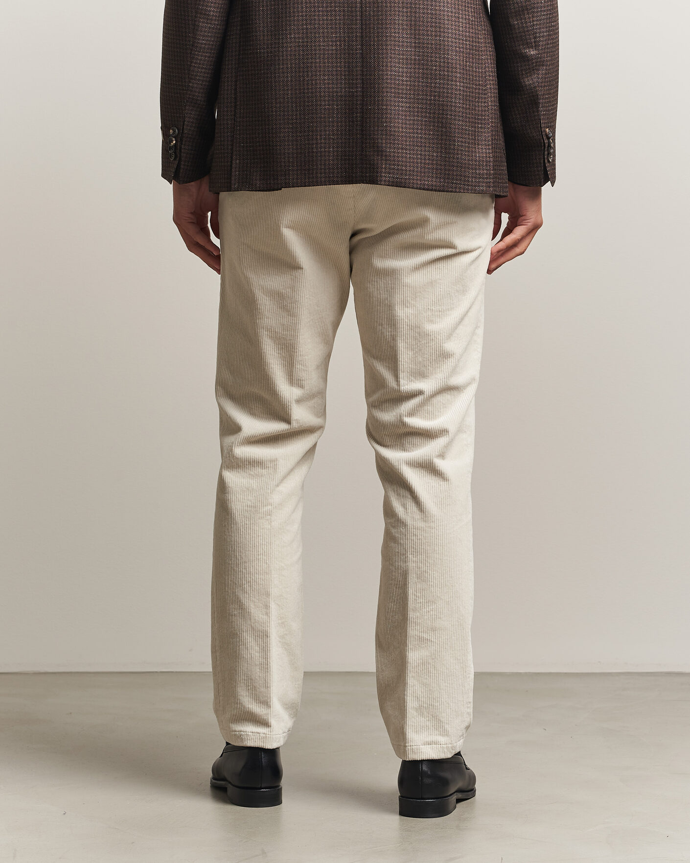 Mies | Housut | Oscar Jacobson | Dandy Corduroy Trousers White