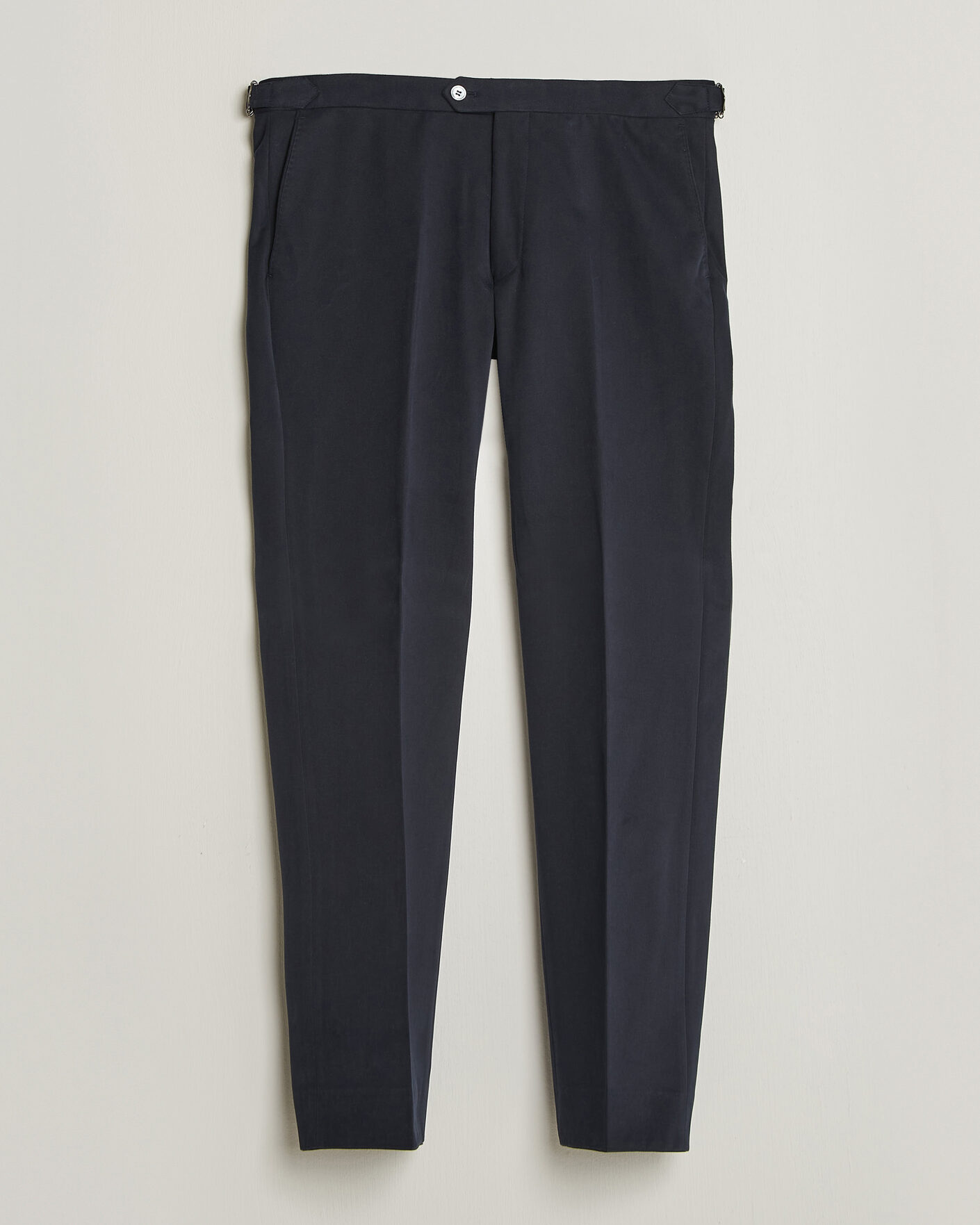 Mies | Housut | Oscar Jacobson | Dandy Brushed Cotton Trousers Blue