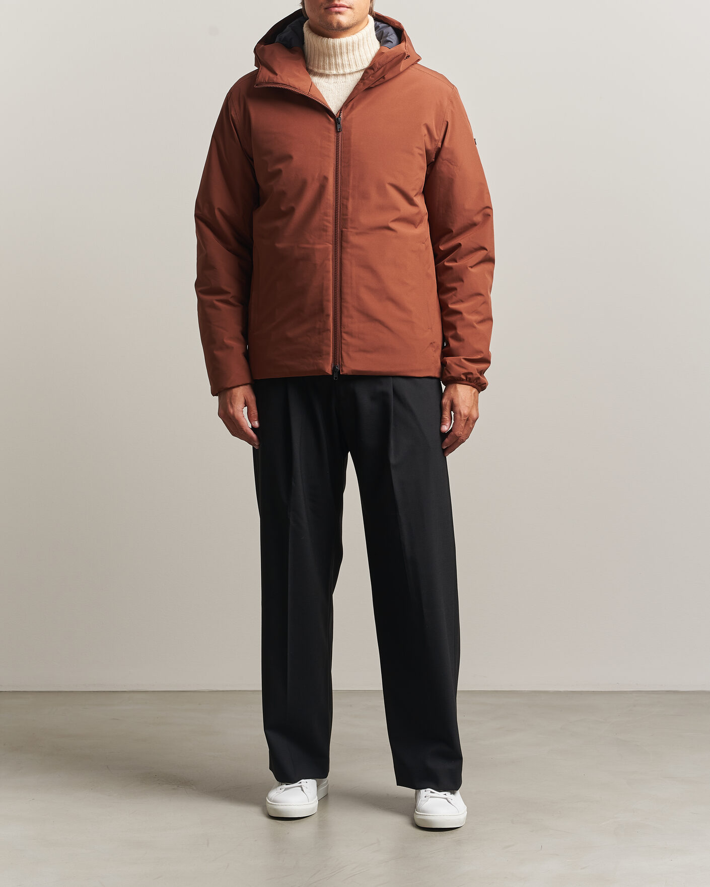 Mies | Takit | Scandinavian Edition | Nimbus Padded Hood Jacket Red Clay
