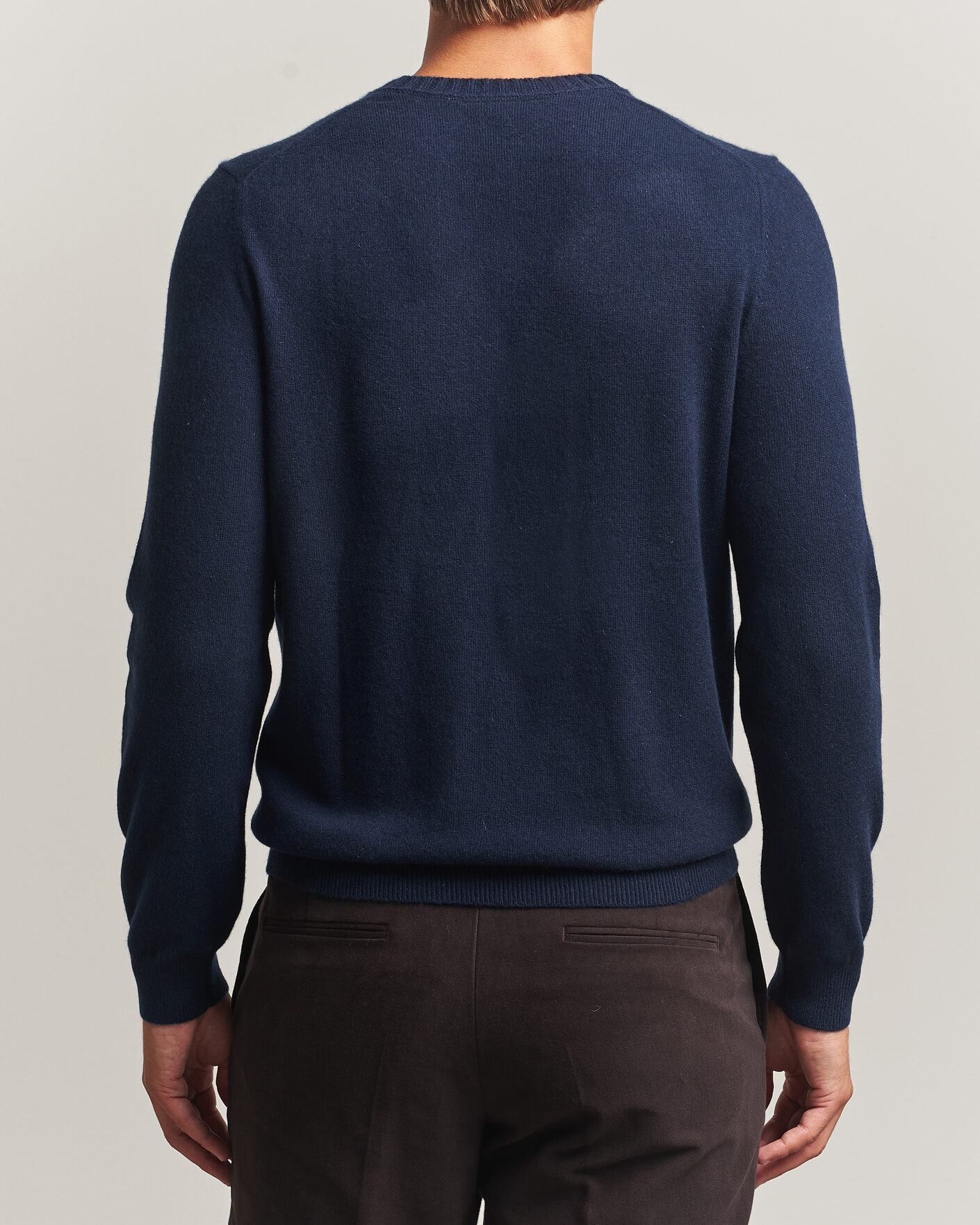 Mies | Puserot | Stenströms | Cashmere Crewneck Navy
