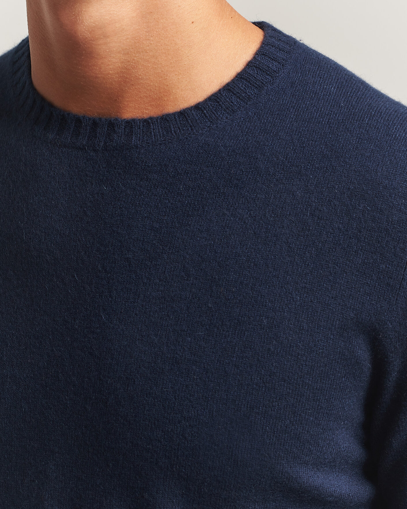 Mies | Puserot | Stenströms | Cashmere Crewneck Navy