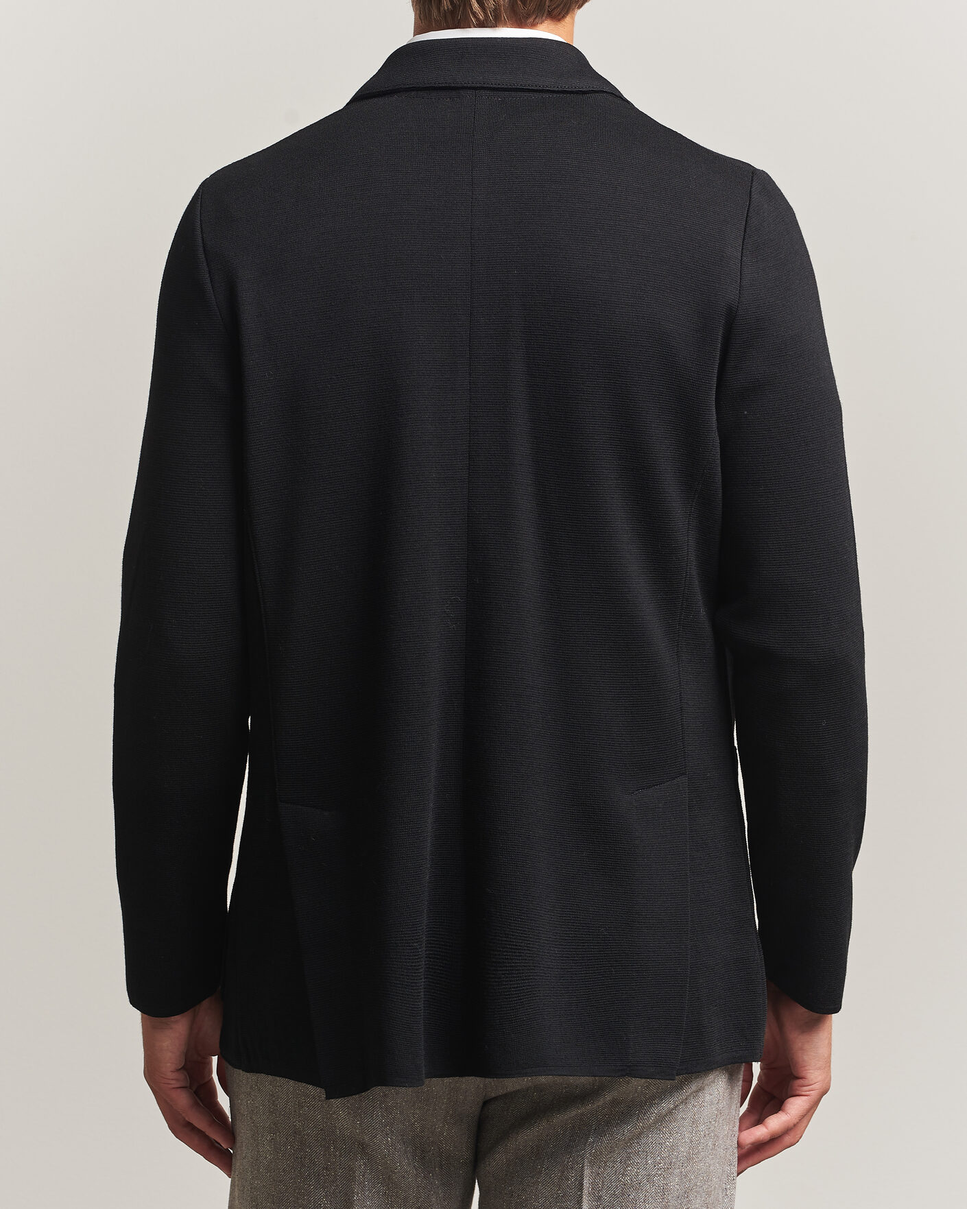Mies | Pikkutakit | Stenströms | Milano Knitted Merino Blazer Black