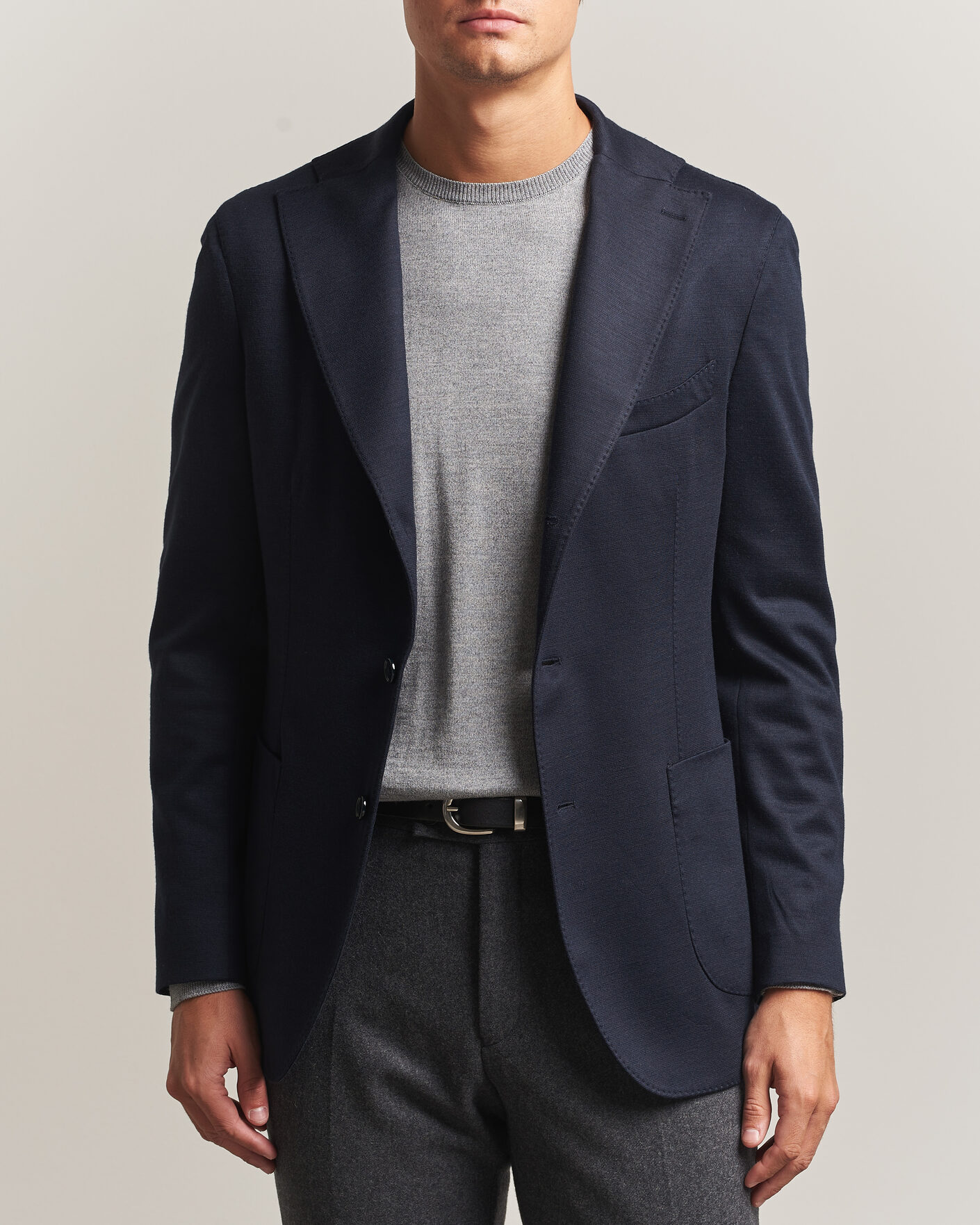 Mies | Pikkutakit | Stenströms | Wool Jersey Blazer Navy