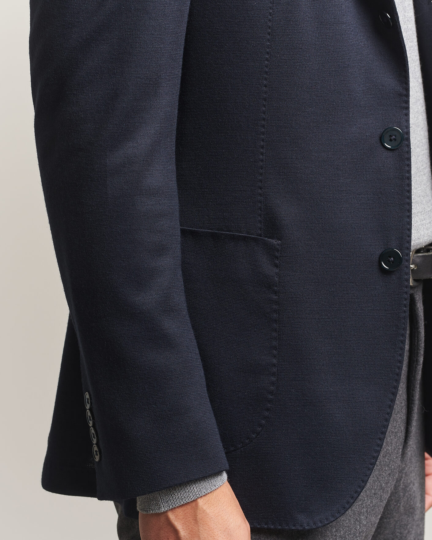 Mies | Pikkutakit | Stenströms | Wool Jersey Blazer Navy