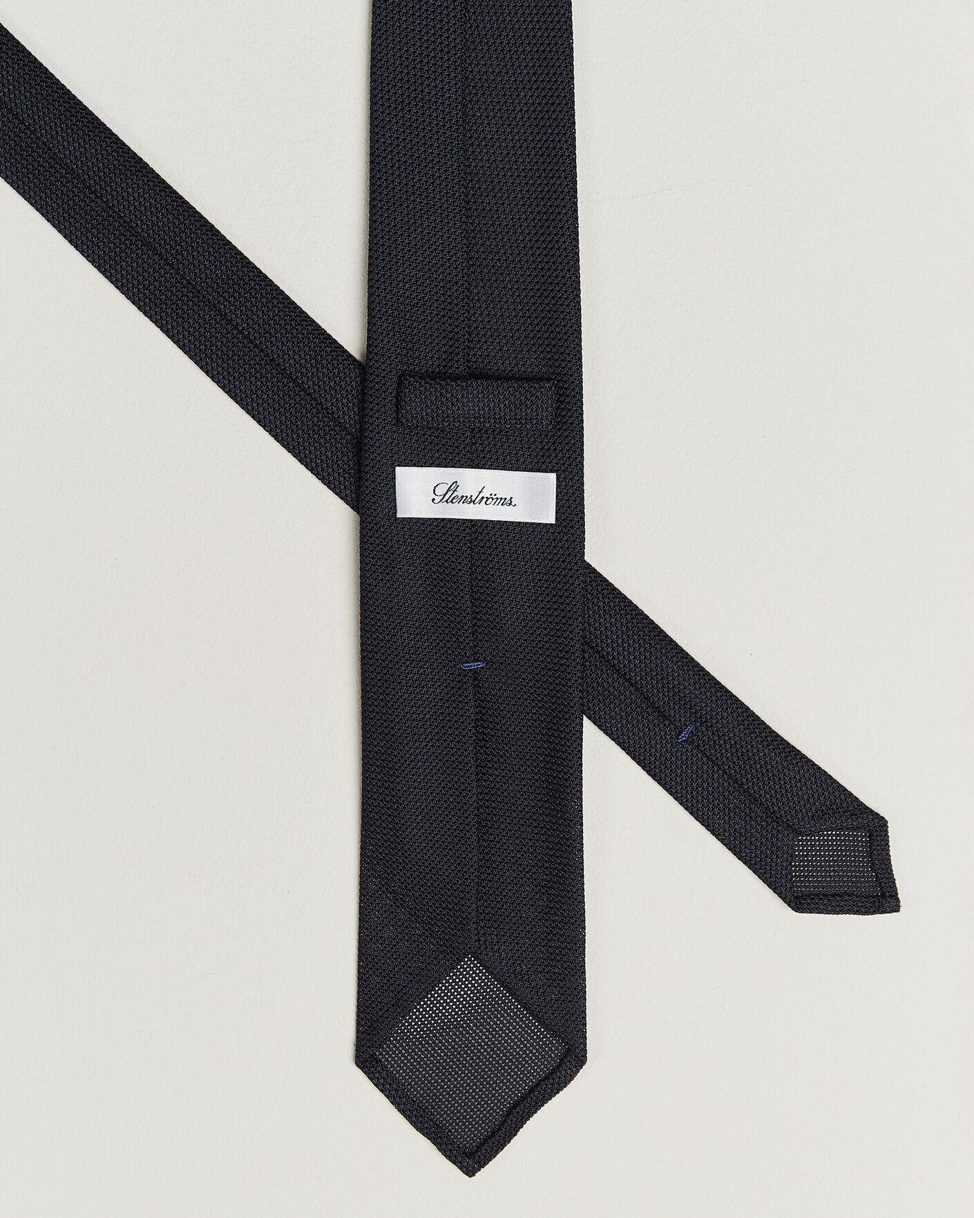 Mies | Solmiot | Stenströms | Silk Grenadine Tie 7,5cm Navy