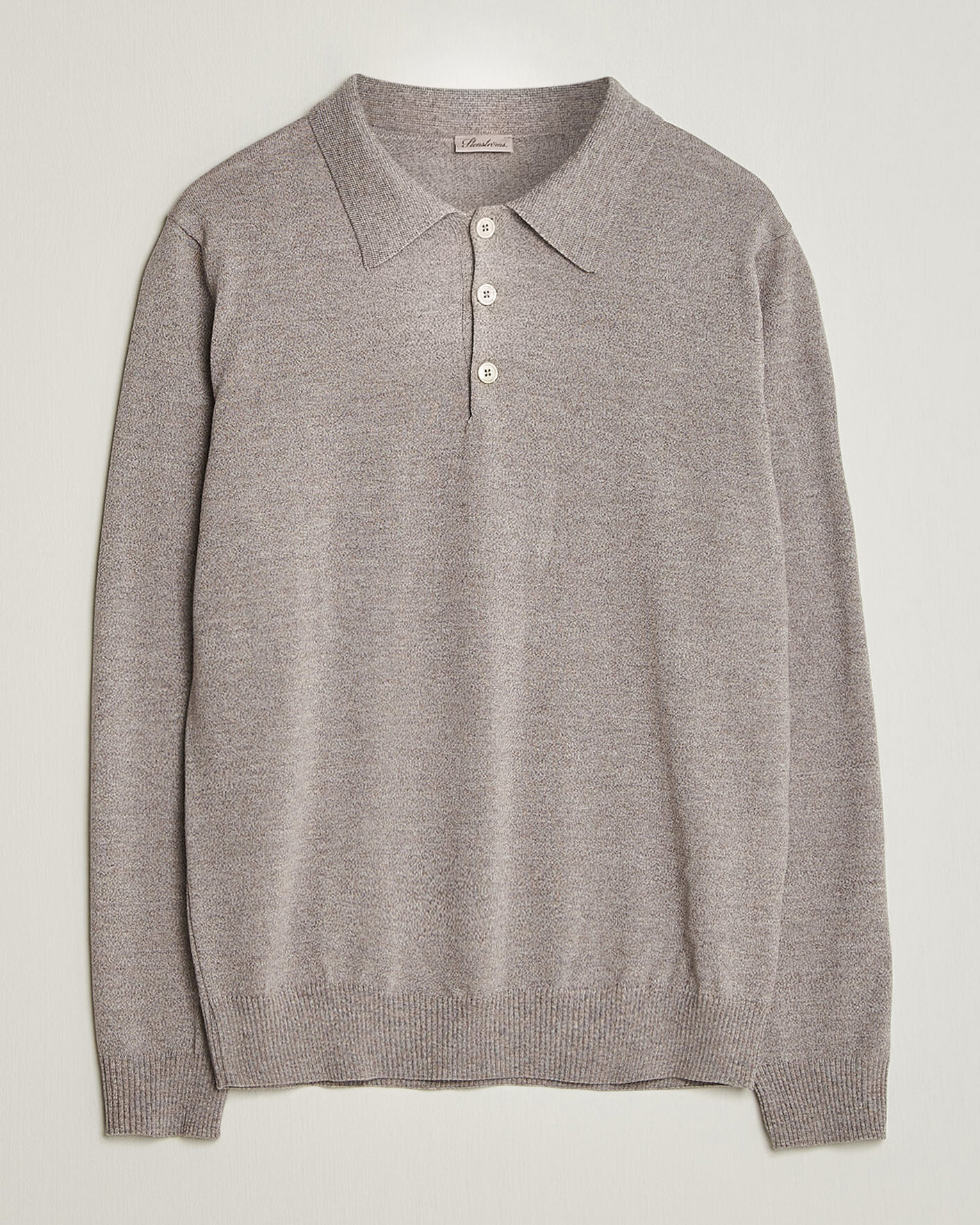 Mies | Puserot | Stenströms | Merino Polo Beige