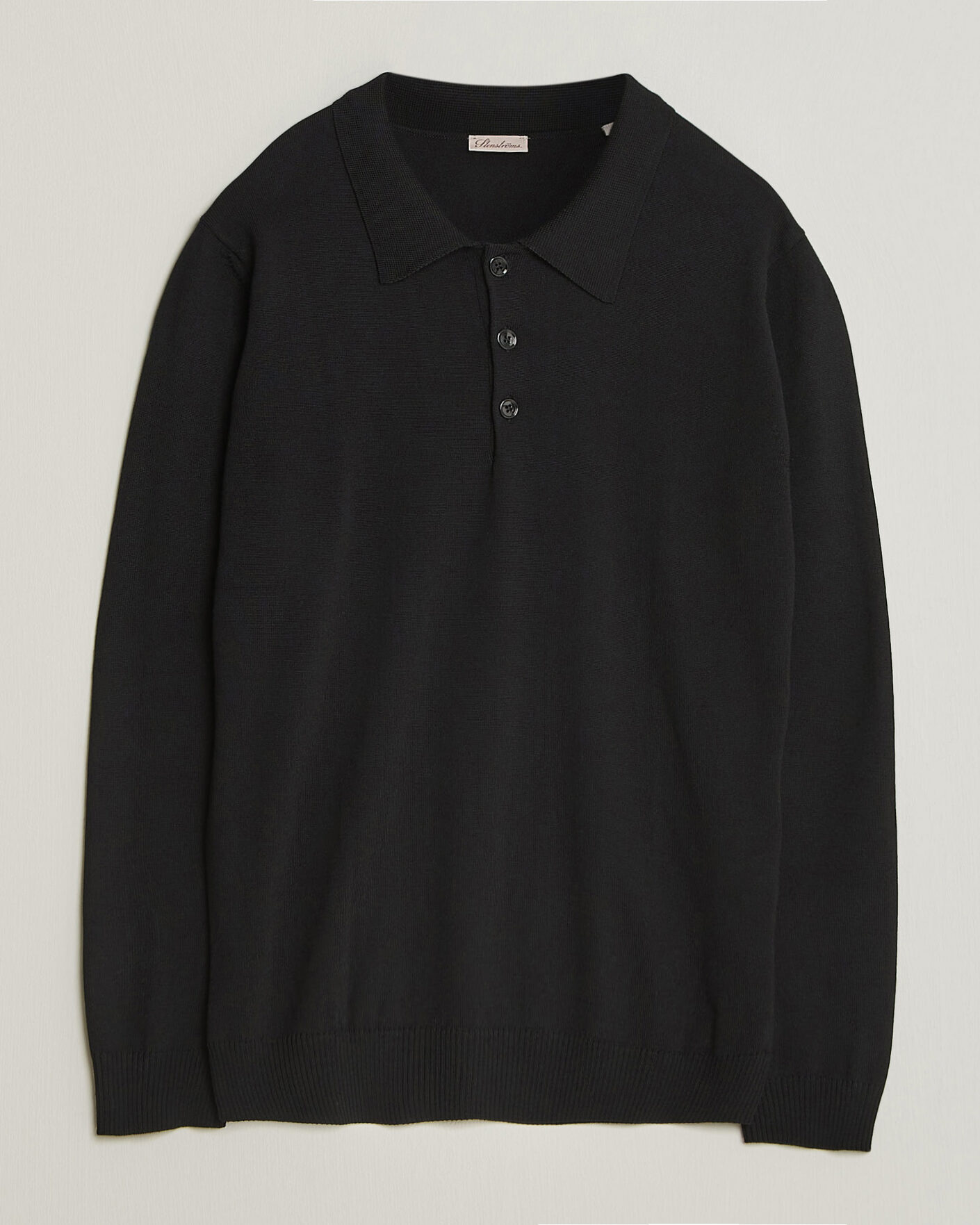 Mies | Puserot | Stenströms | Merino Polo Black