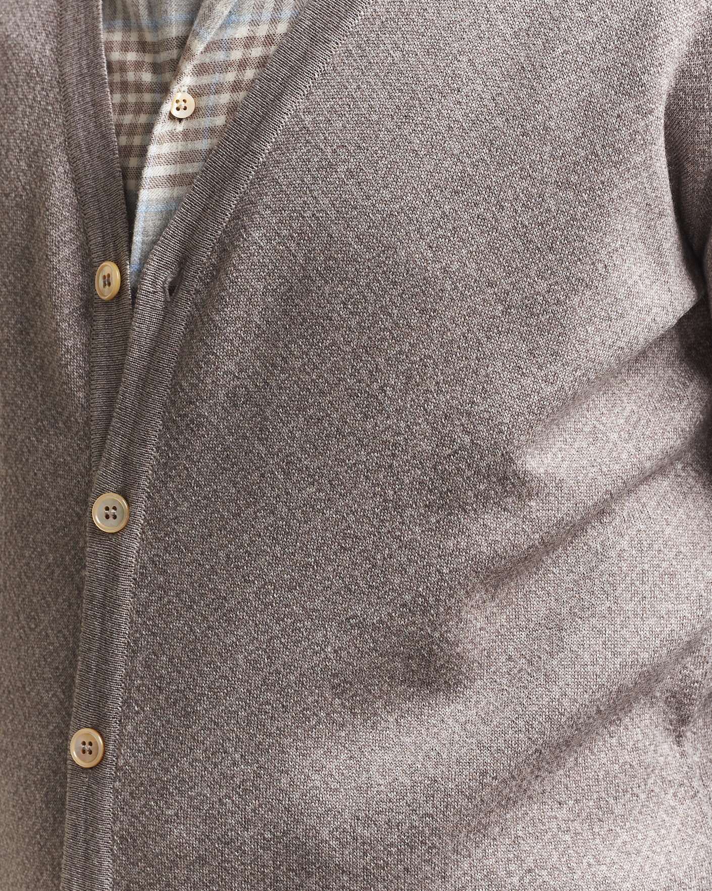 Mies | Puserot | Stenströms | Merino Jaquard Cardigan Beige