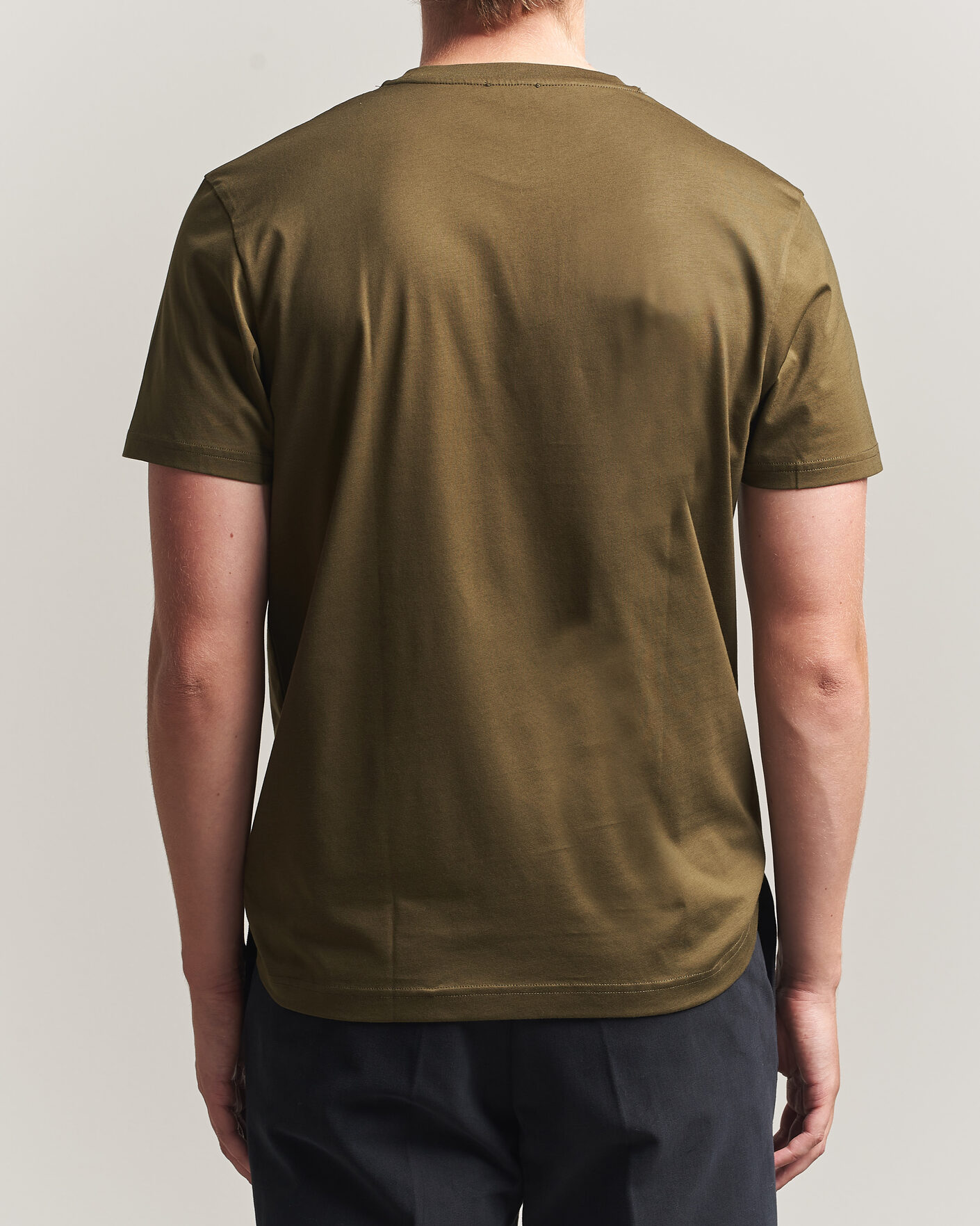 Mies | T-paidat | Sunspel | Riviera Midweight T-Shirt Loden Green