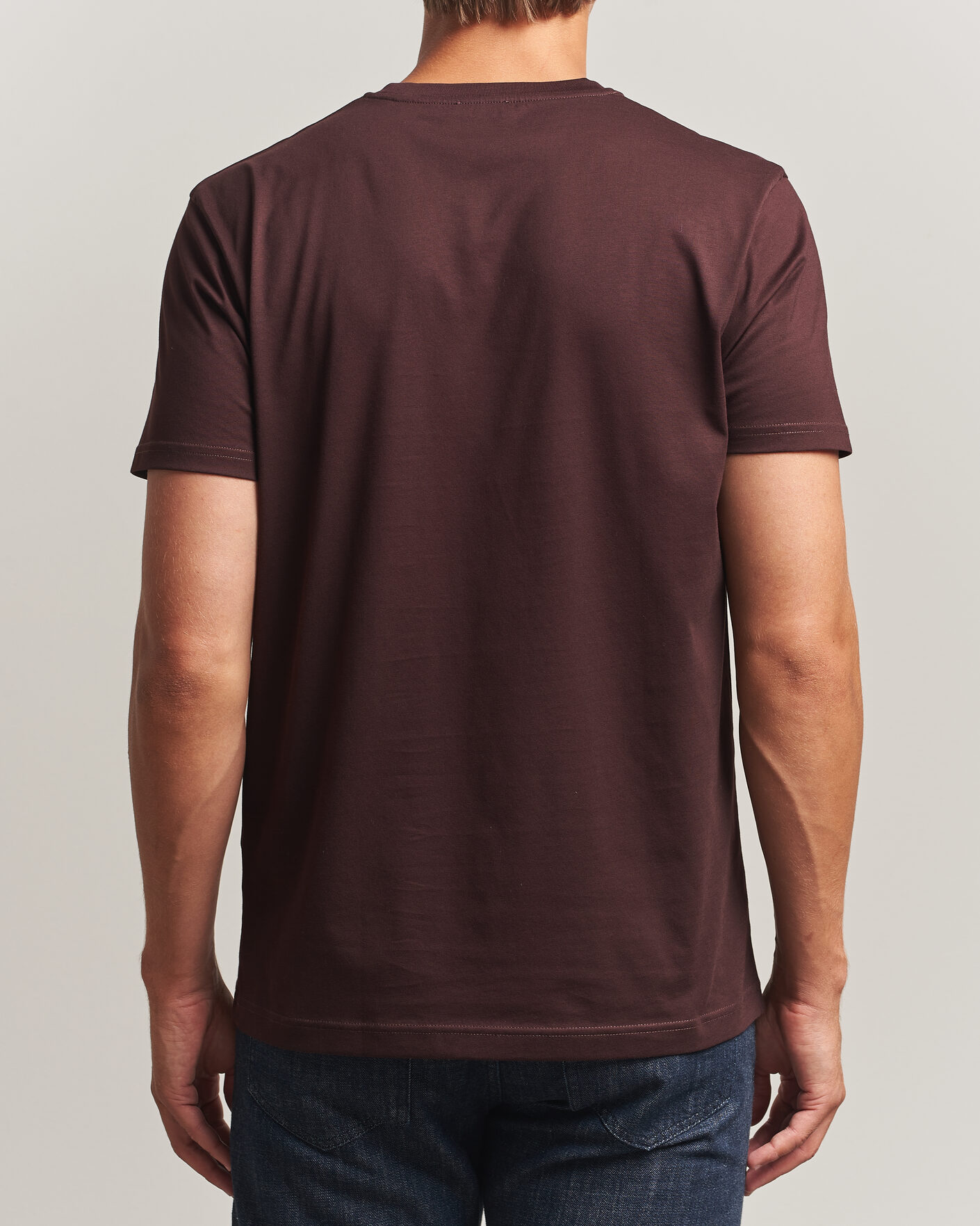 Mies | T-paidat | Sunspel | Riviera Midweight T-Shirt Dark Brown