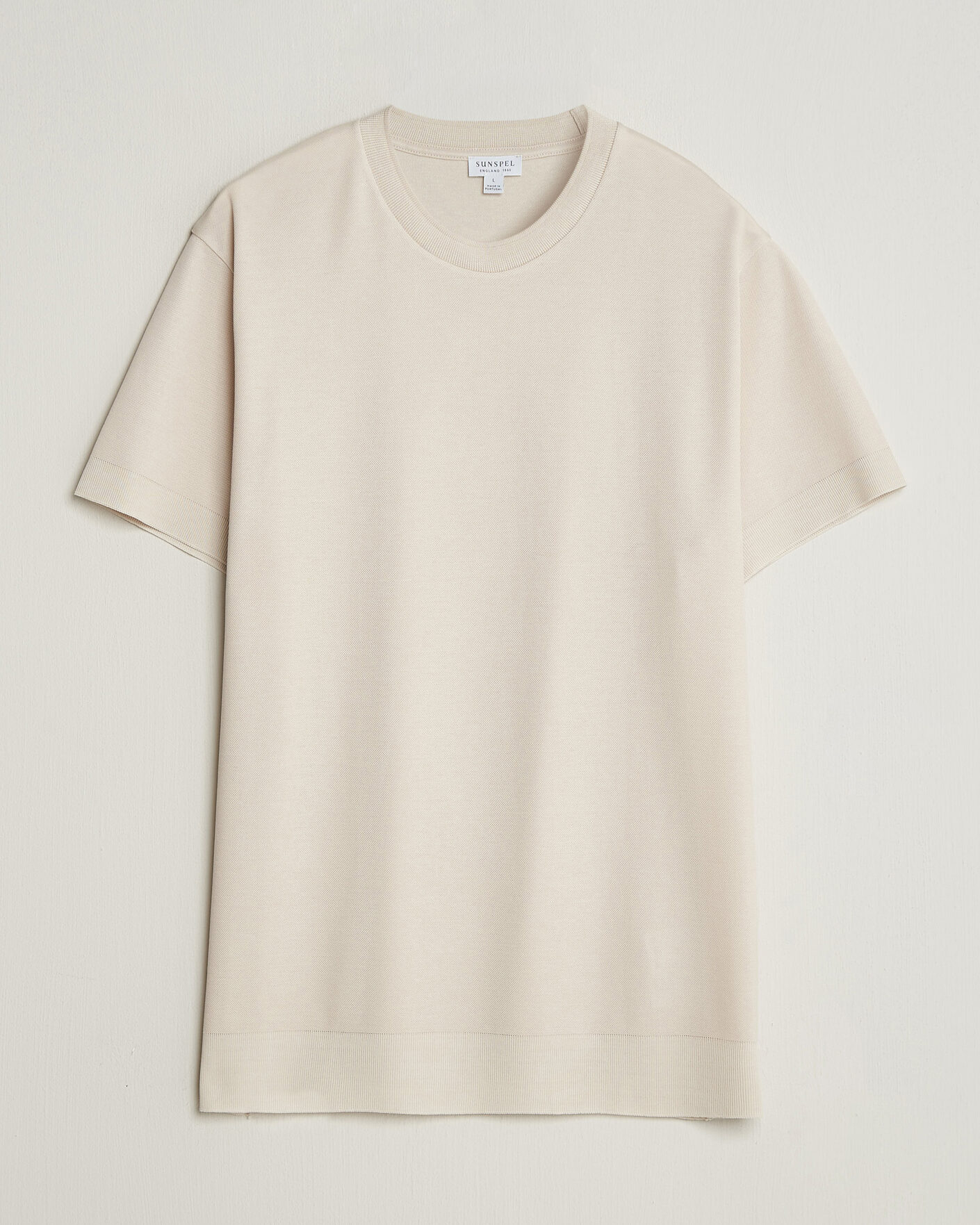 Mies | T-paidat | Sunspel | Cotton Piquet T-Shirt Swansdown