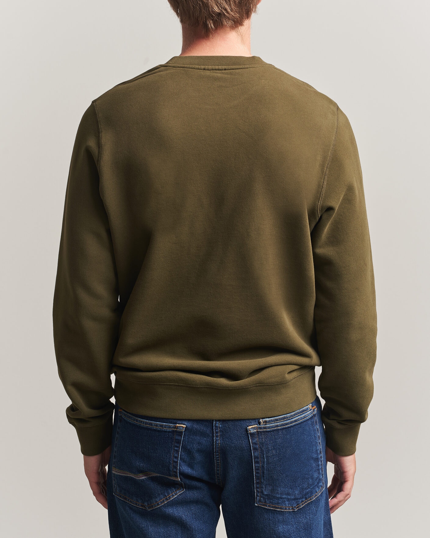 Mies | Puserot | Sunspel | Loopback Sweatshirt Loden Green