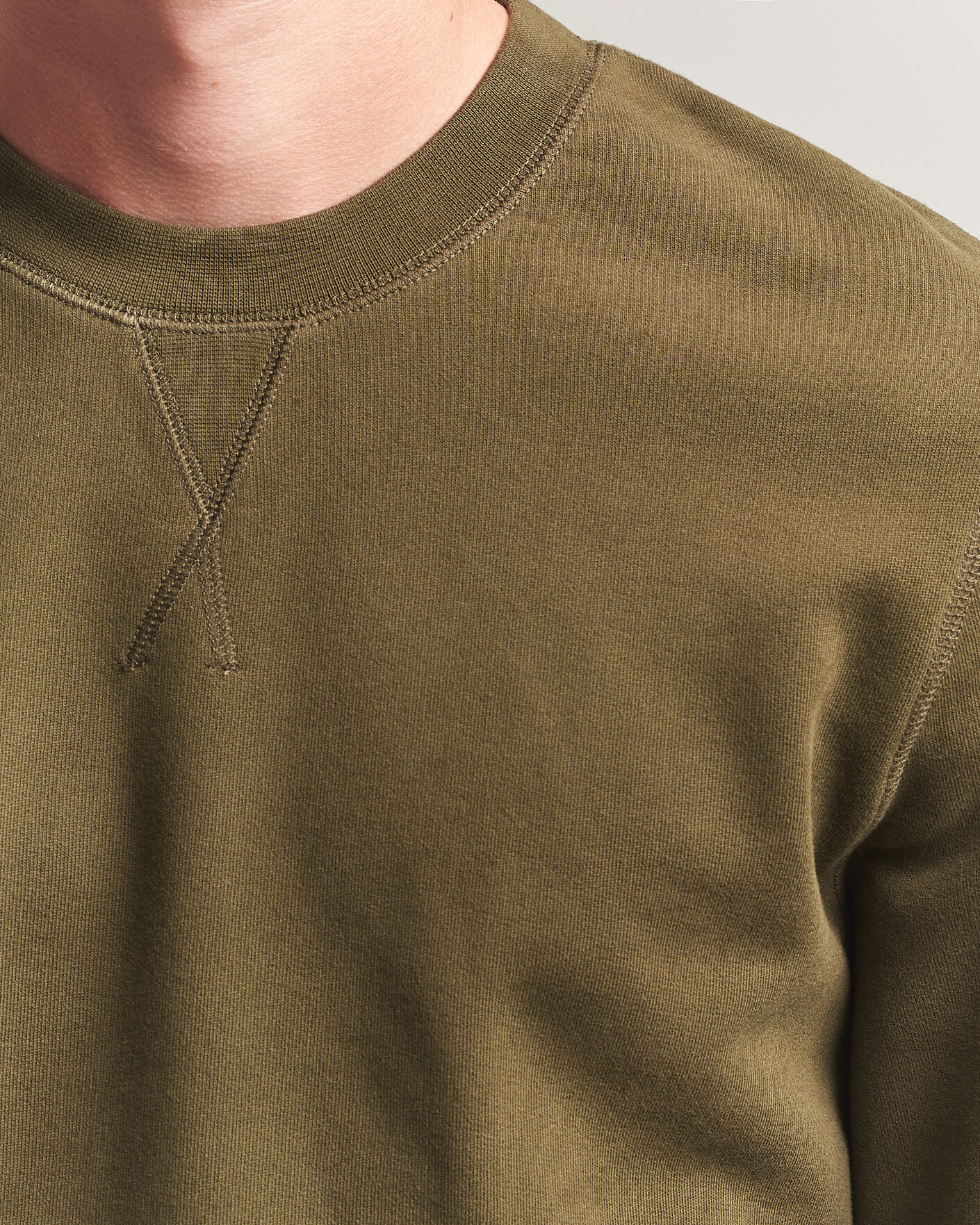 Mies | Puserot | Sunspel | Loopback Sweatshirt Loden Green