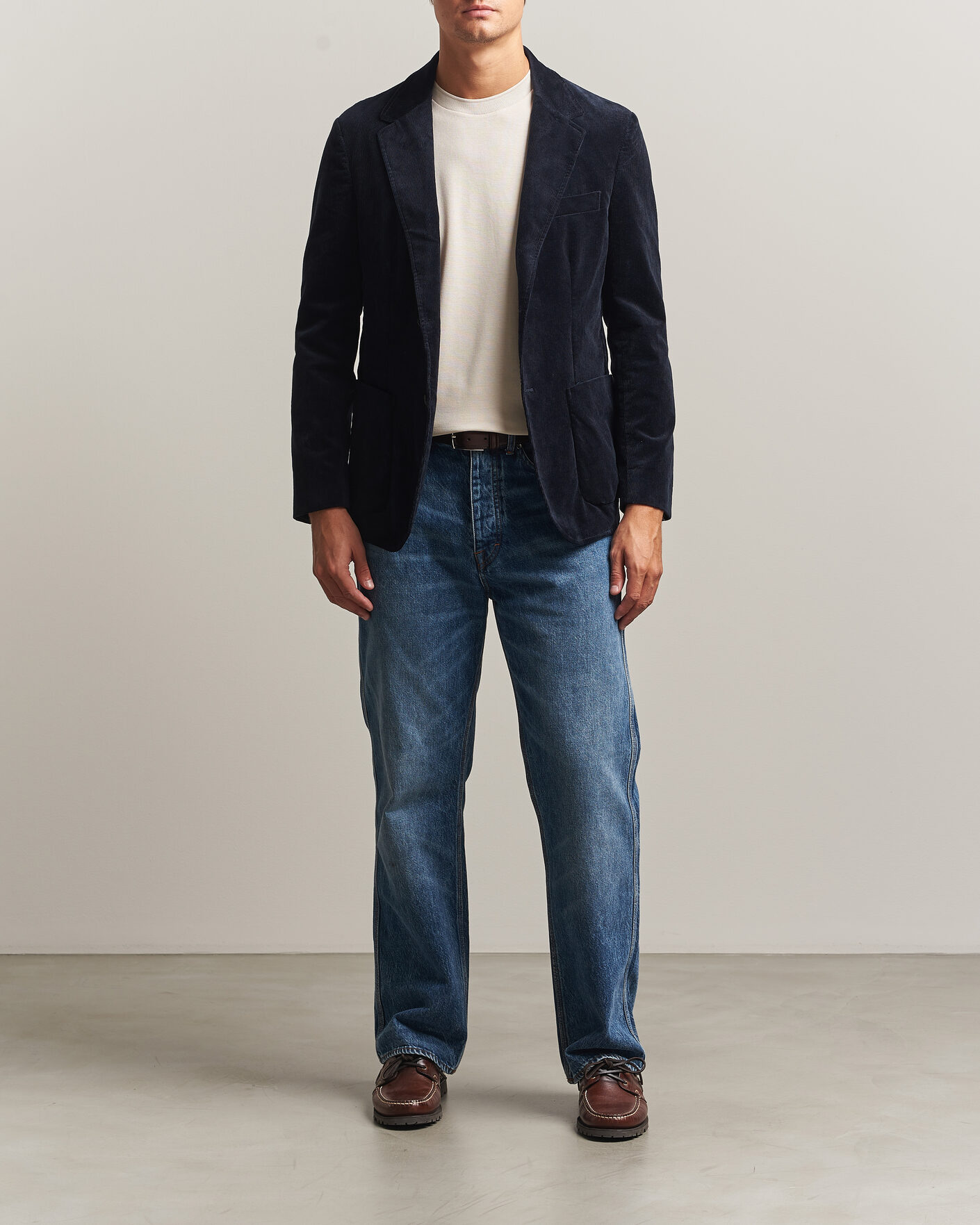 Mies | Pikkutakit | Sunspel | Relaxed Corduroy Blazer Navy