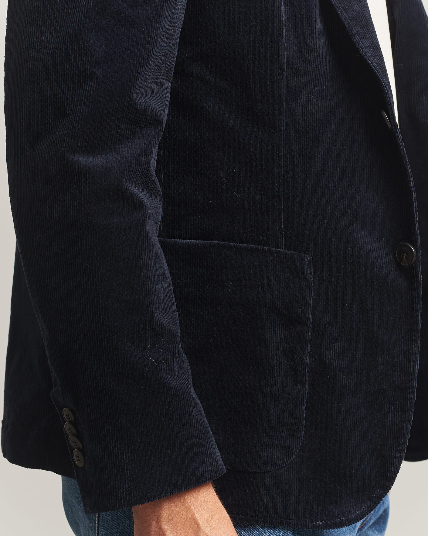 Mies | Pikkutakit | Sunspel | Relaxed Corduroy Blazer Navy