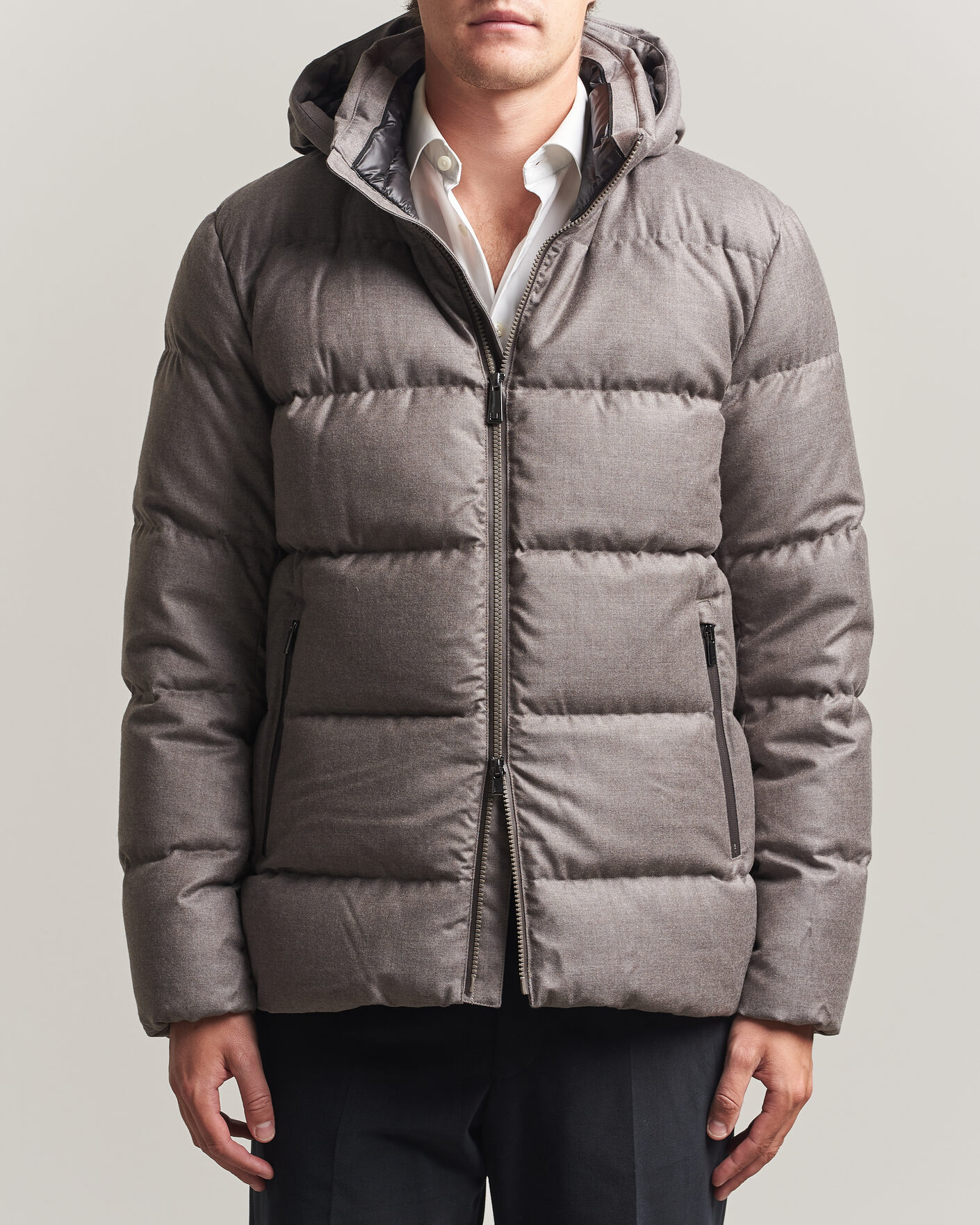 Mies | Takit | UBR | Concord Jacket Savile Grey Melange Wool