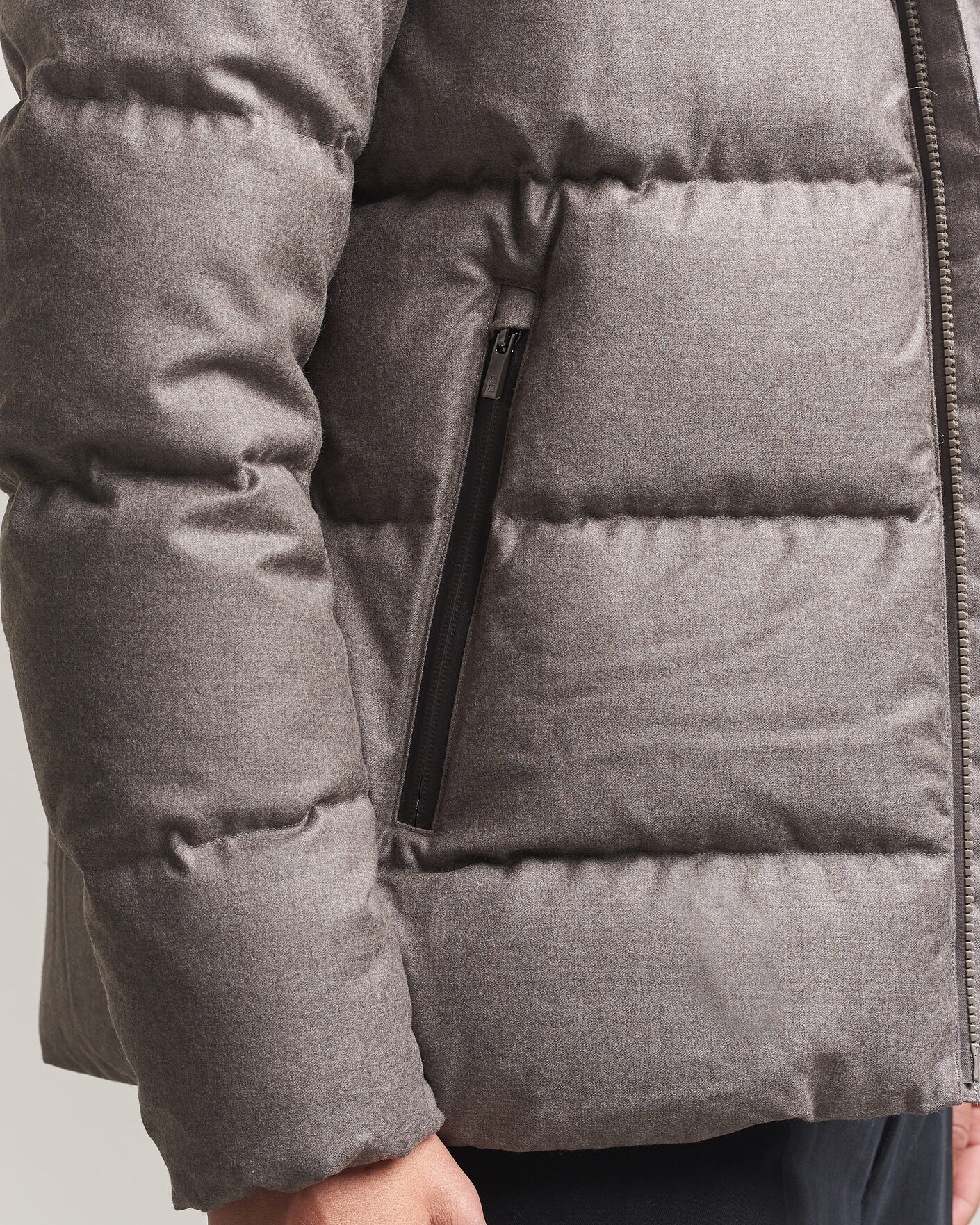 Mies | Takit | UBR | Concord Jacket Savile Grey Melange Wool