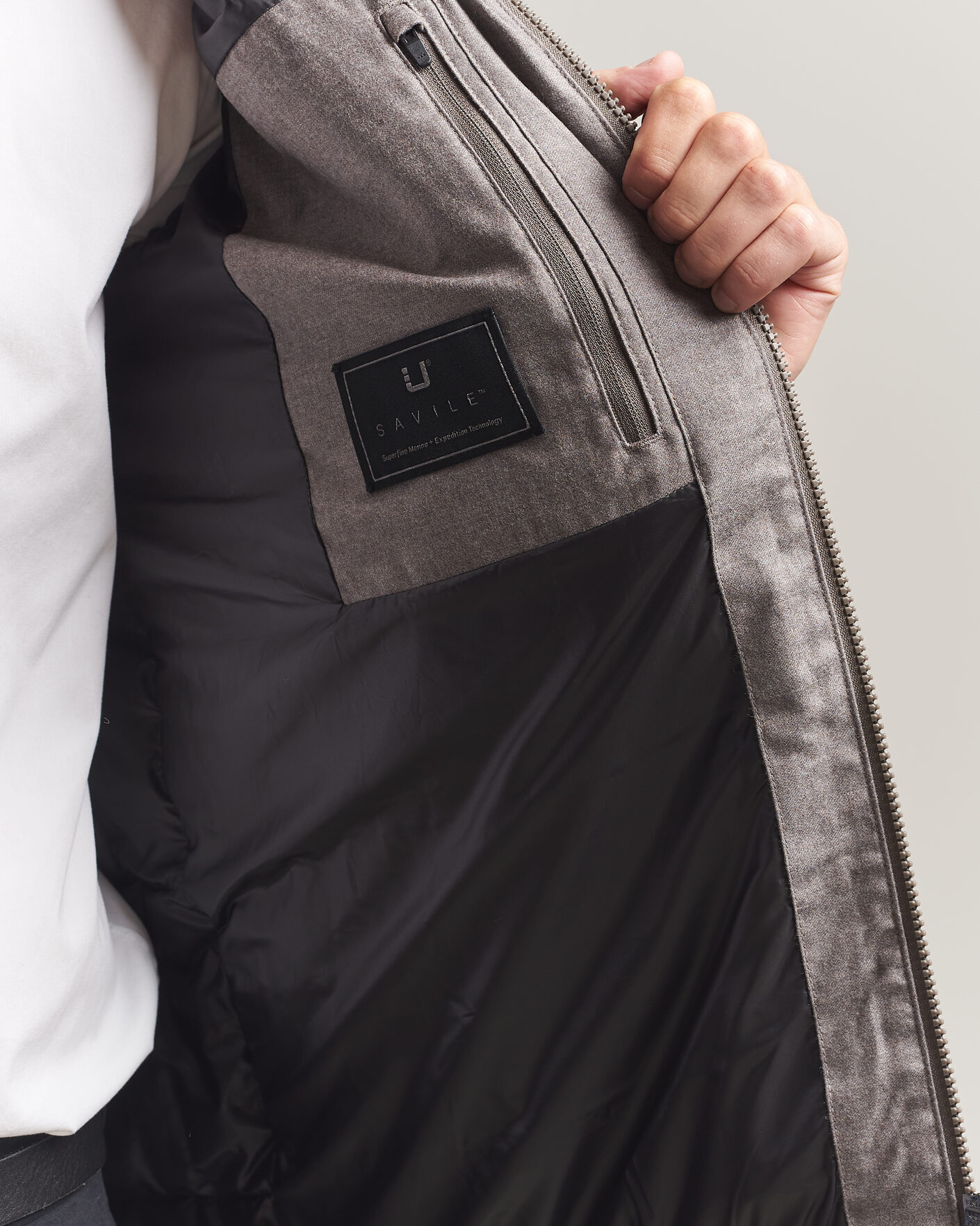 Mies | Takit | UBR | Concord Jacket Savile Grey Melange Wool