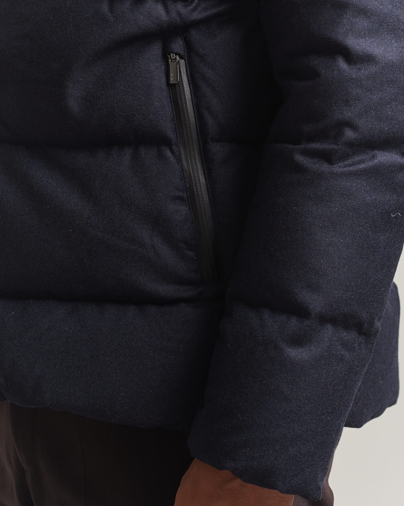 Mies | Takit | UBR | Concord Jacket Savile Navy Melange Wool