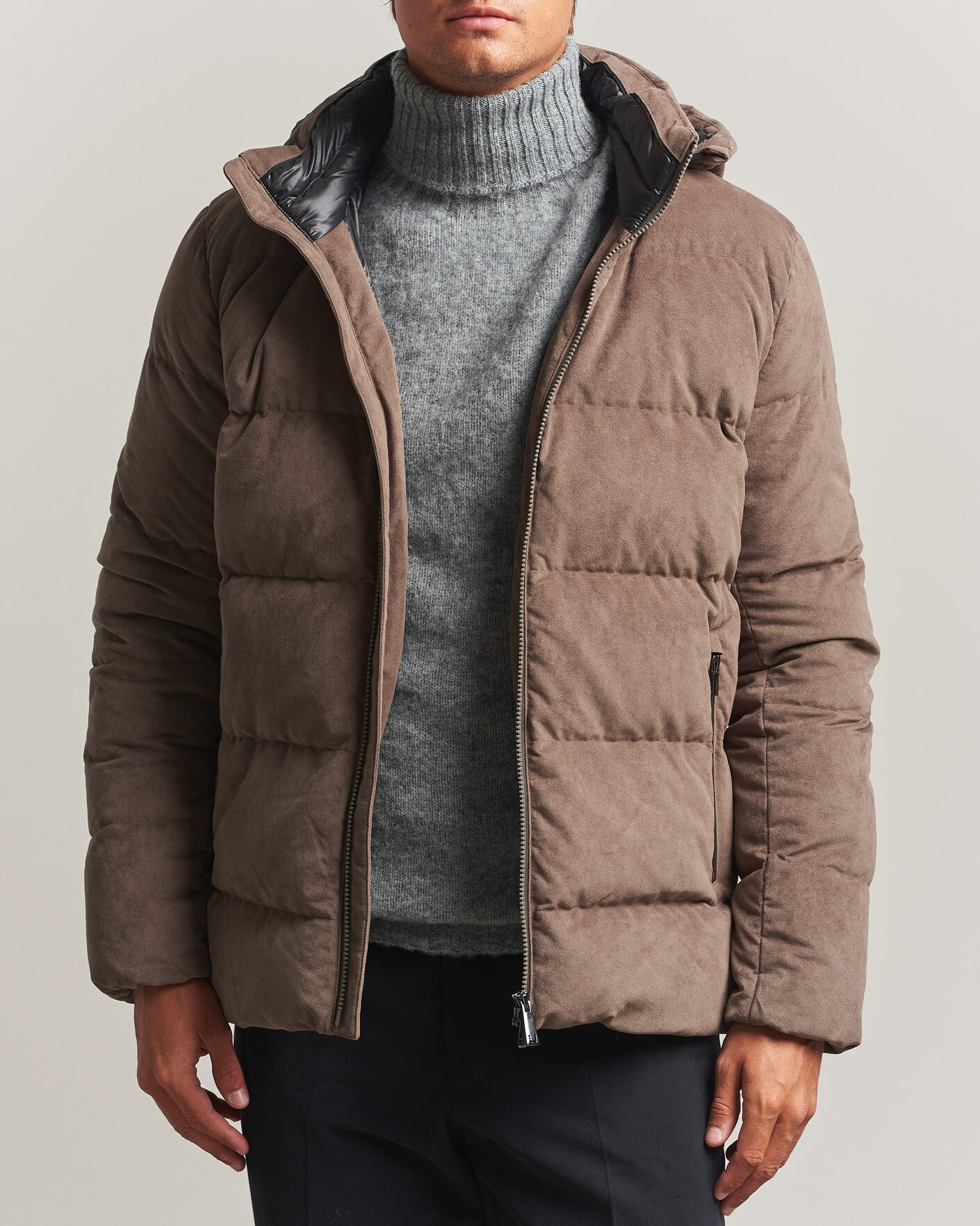 Mies | Takit | UBR | Concord Jacket Savile Neo Suede Sand