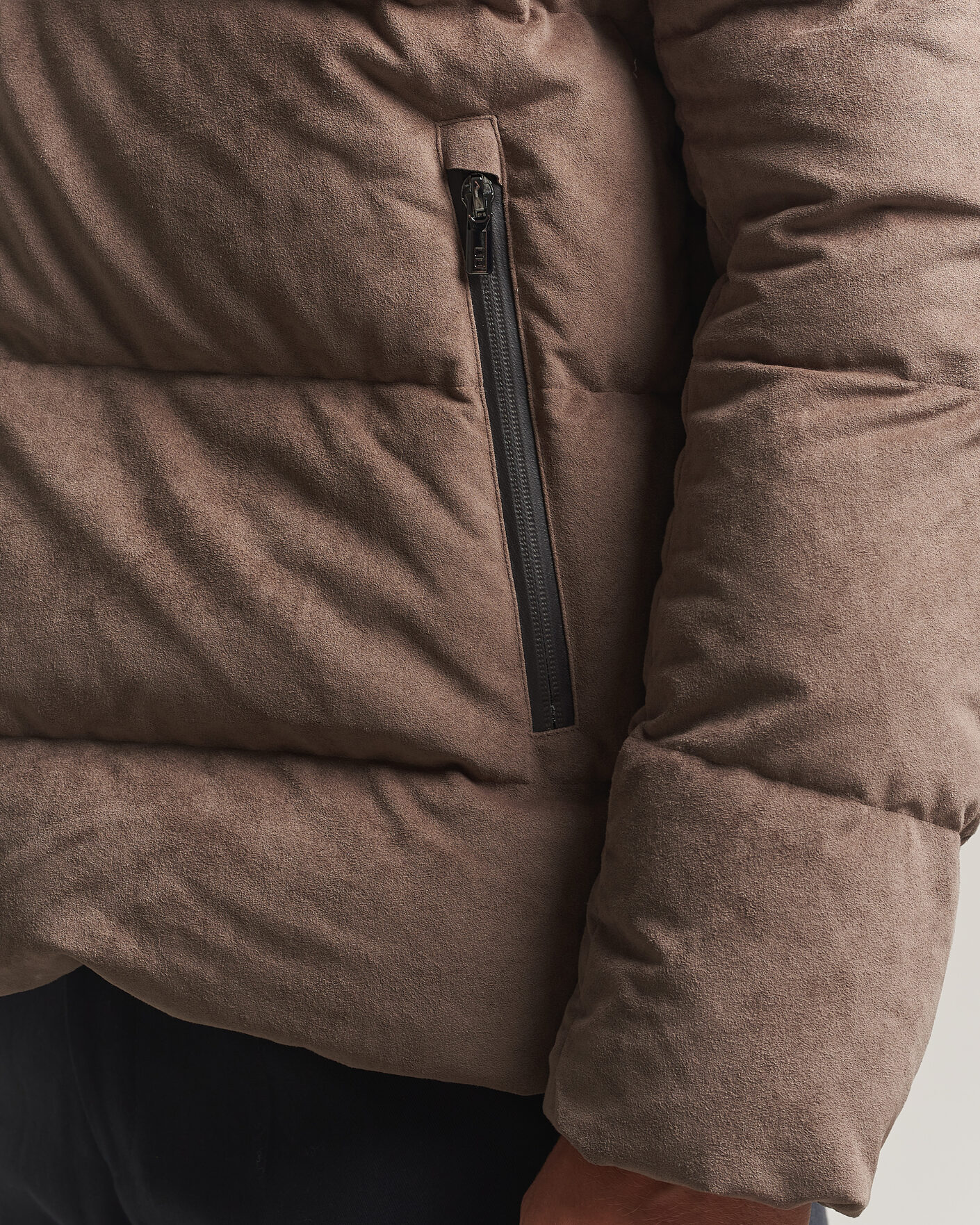 Mies | Takit | UBR | Concord Jacket Savile Neo Suede Sand