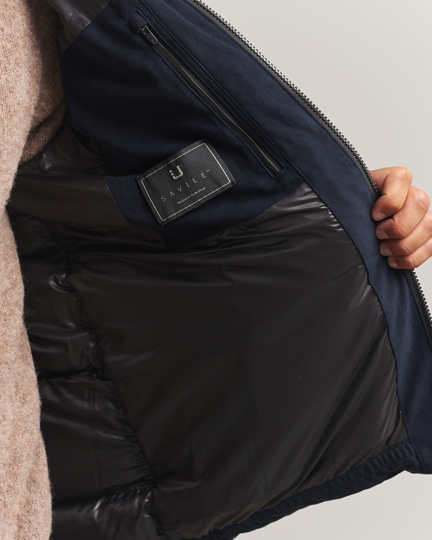 Mies | Takit | UBR | Concord Jacket Savile Neo Suede Navy