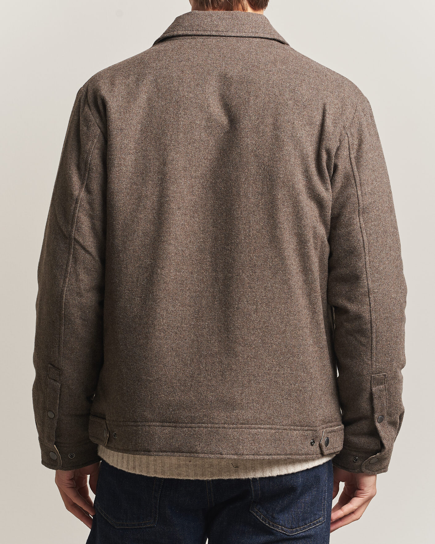 Mies | Takit | Woolrich | Wool Light Padded Keating Shirt Jacket Falcon