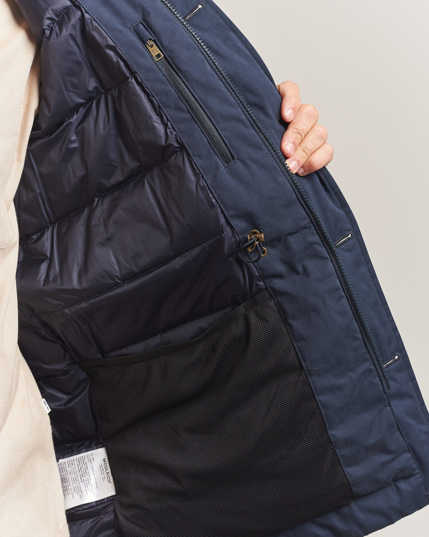 Mies | Takit | Woolrich | Mountain Cloth Parka Melton Blue
