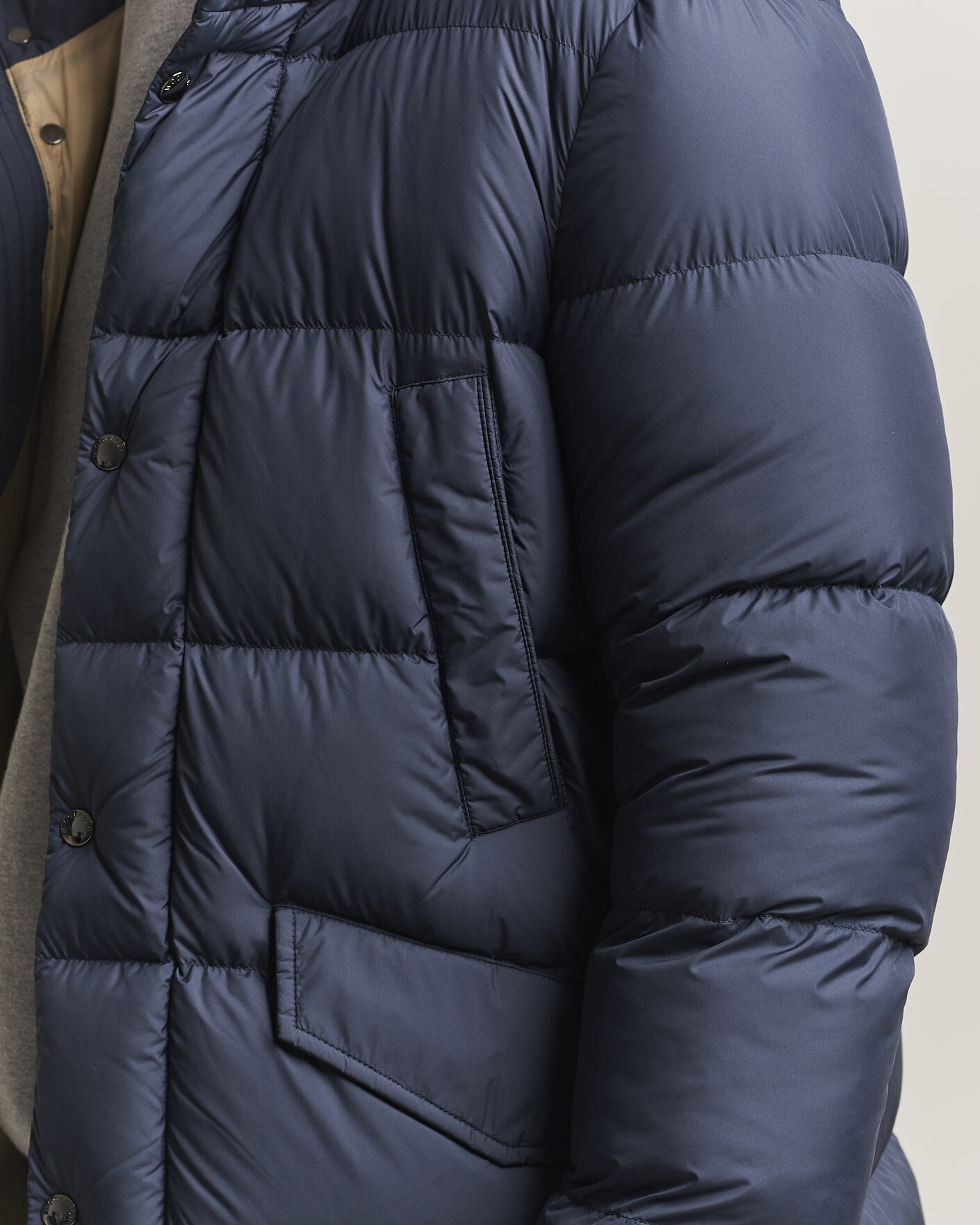 Mies | Takit | Woolrich | Cloud Davis Parka Melton Blue