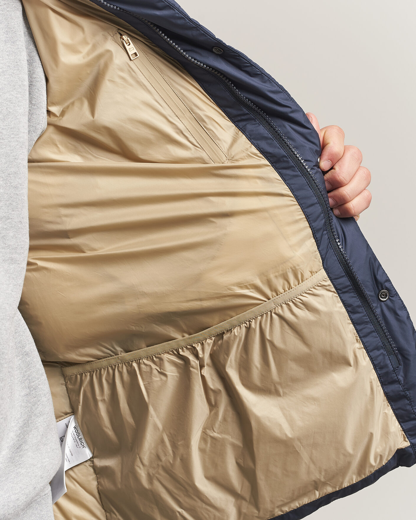 Mies | Takit | Woolrich | Cloud Davis Parka Melton Blue