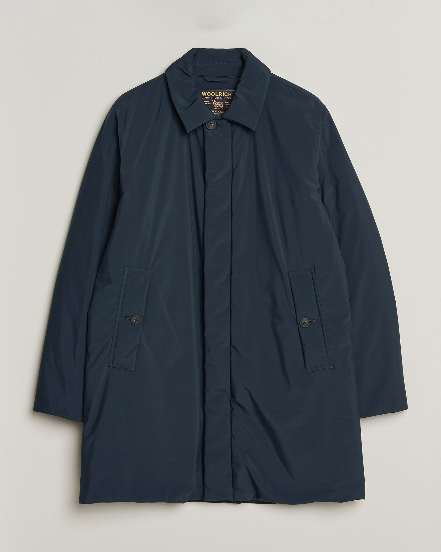 Mies | Takit | Woolrich | Cloud Lamar Light Padded Coat Melton Blue
