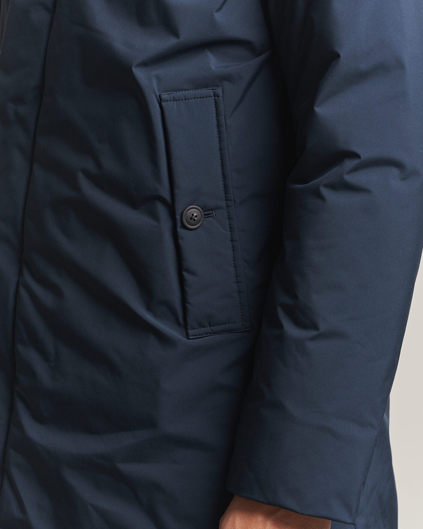 Mies | Takit | Woolrich | Cloud Lamar Light Padded Coat Melton Blue