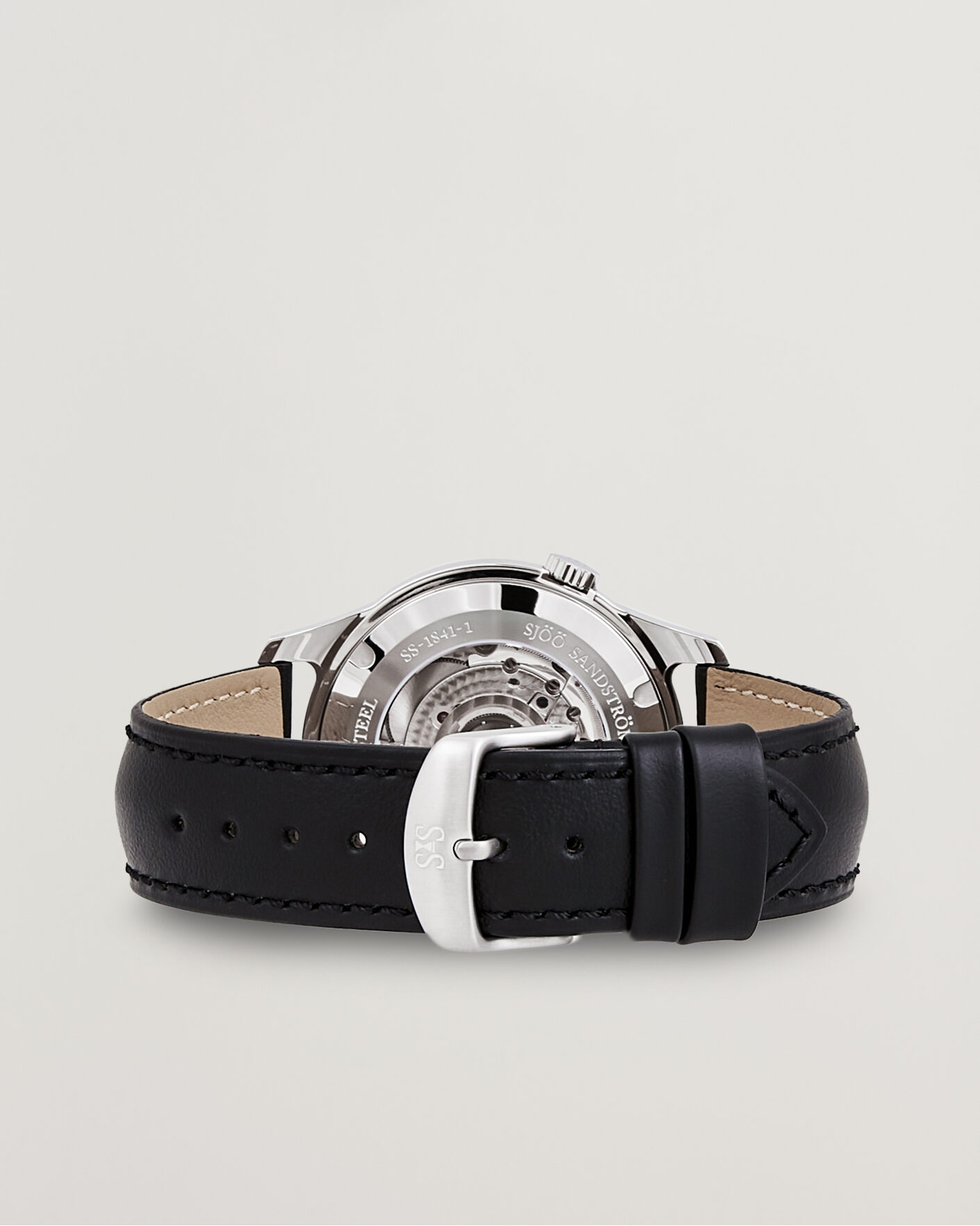 Mies | Sjöö Sandström Royal Steel 41mm Black Calf Blue Dial | Sjöö Sandström | Royal Steel 41mm Black Calf Blue Dial