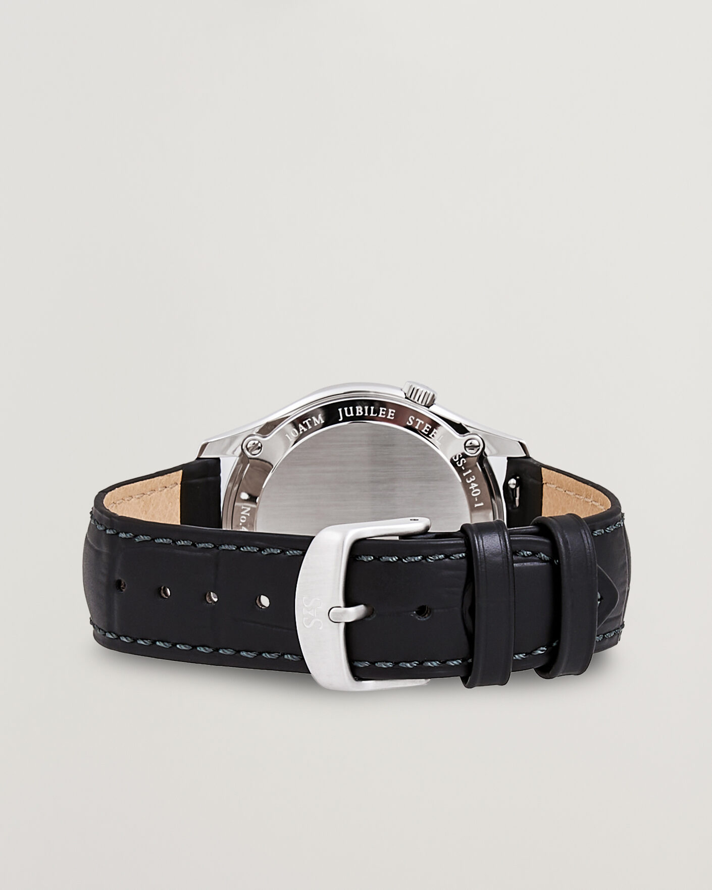 Mies | Sjöö Sandström Jubilee Steel Quartz 40mm Black Calf Blue Dial | Sjöö Sandström | Jubilee Steel Quartz 40mm Black Calf Blue Dial
