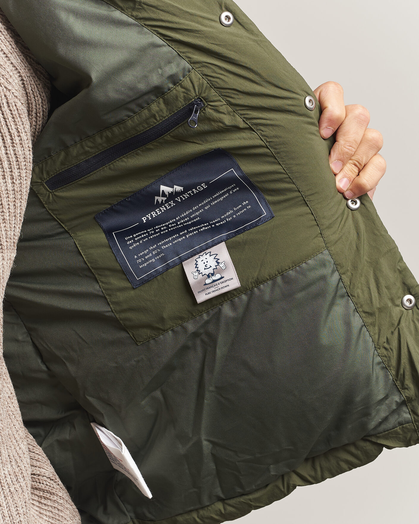 Mies | Takit | Pyrenex | Fiery Down Jacket Deep Khaki