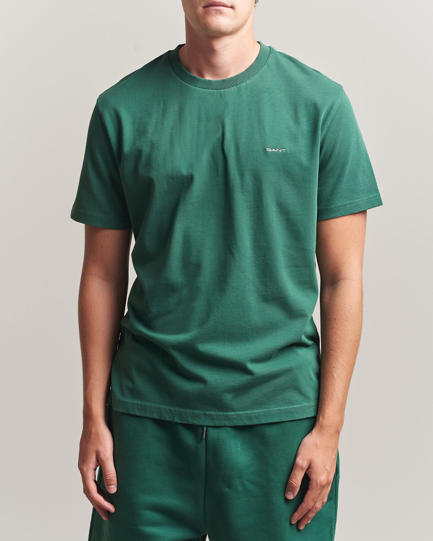 Mies | T-paidat | Gant | Tournament Crew Neck T-Shirt Green