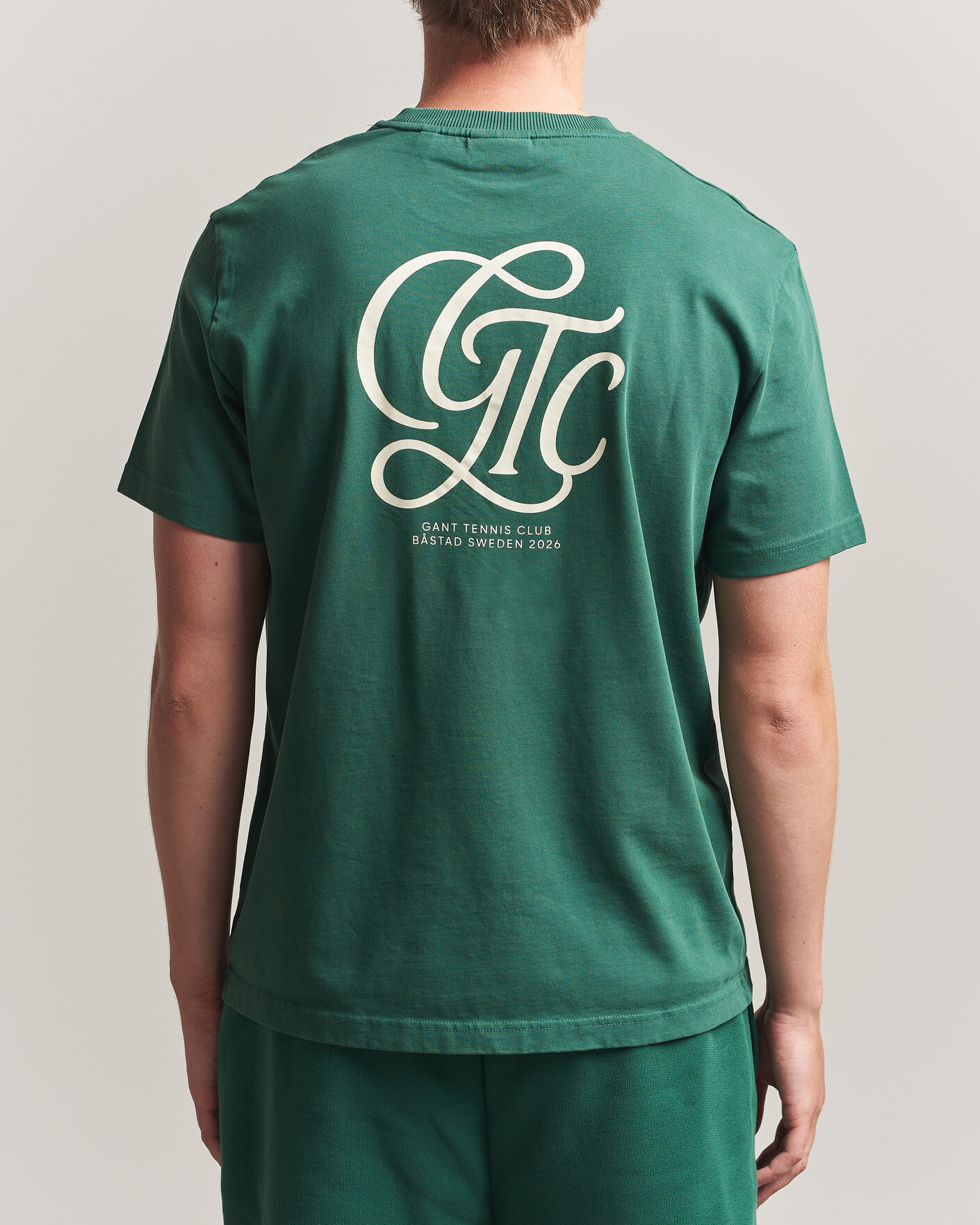 Mies | T-paidat | Gant | Tournament Crew Neck T-Shirt Green