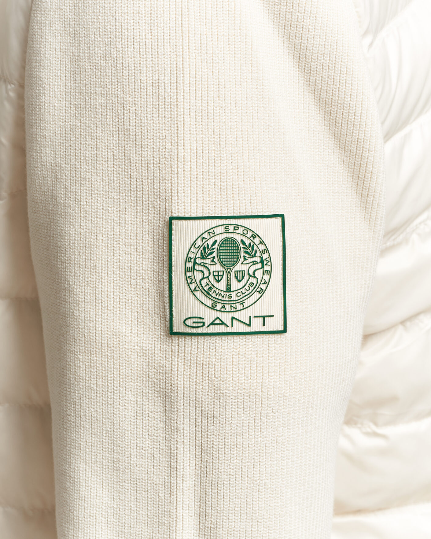 Mies | Takit | Gant | Tournament Mixed Media Jacket Cream