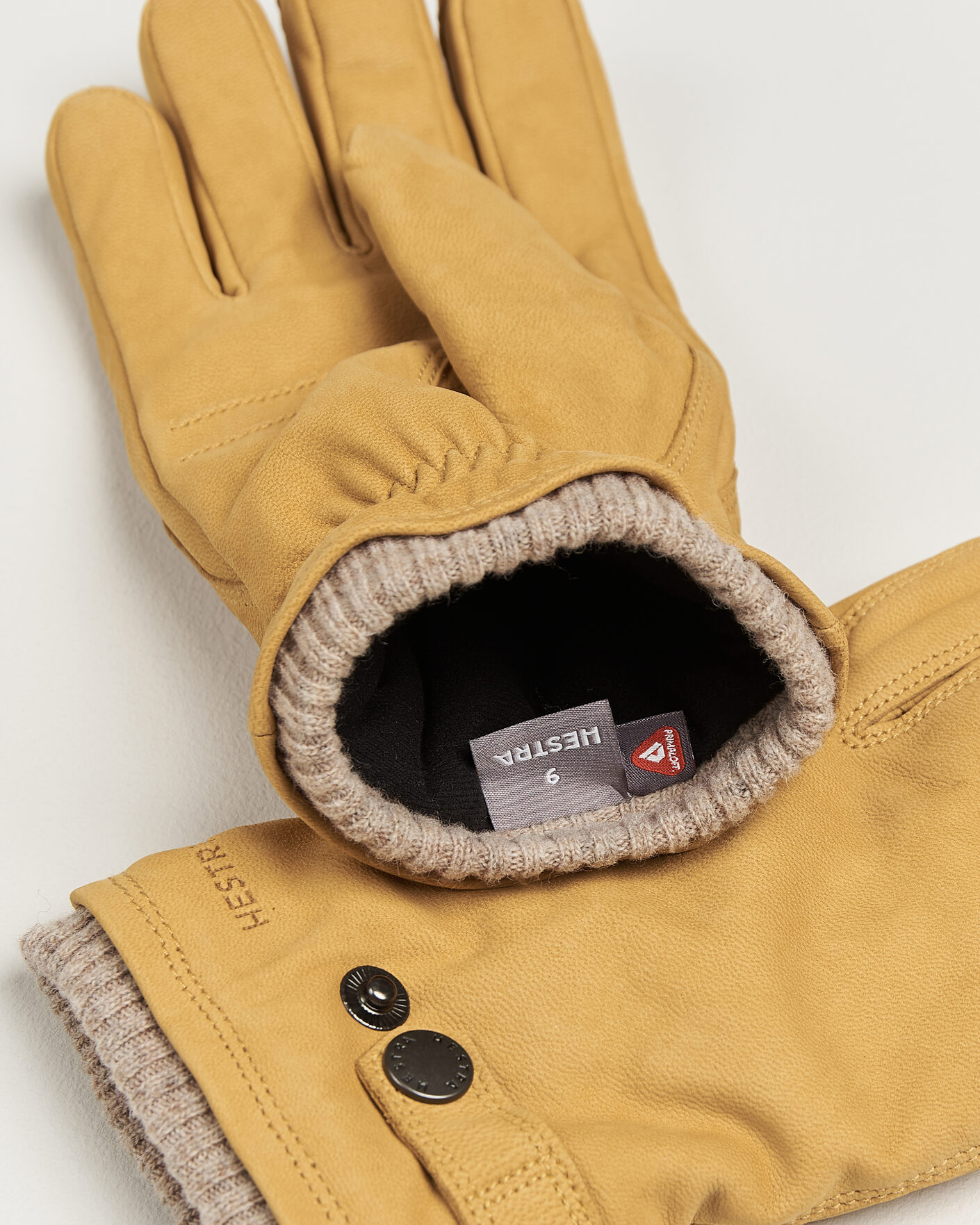 Mies | Käsineet | Hestra | Bergvik Fleece Liner Buckle Nubuck Glove Tan